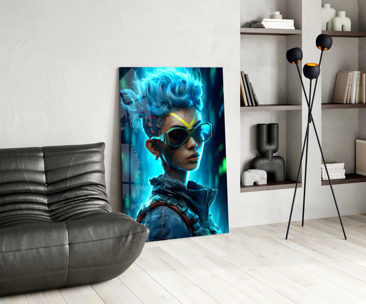 Cyberpunk Glass Wall Art || Designer Collection - Image 5