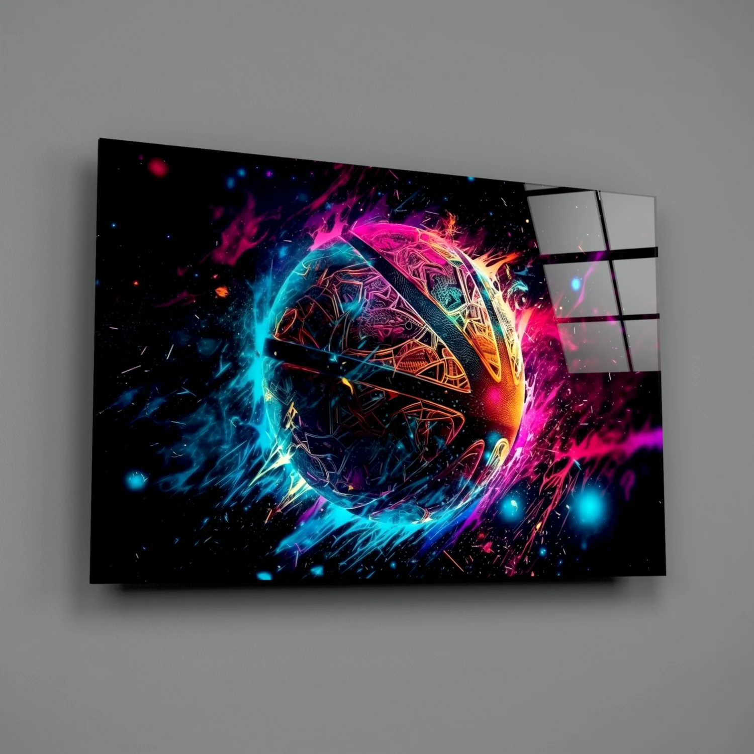 Fireball Glass Wall Art || Designer Collection - Image 2