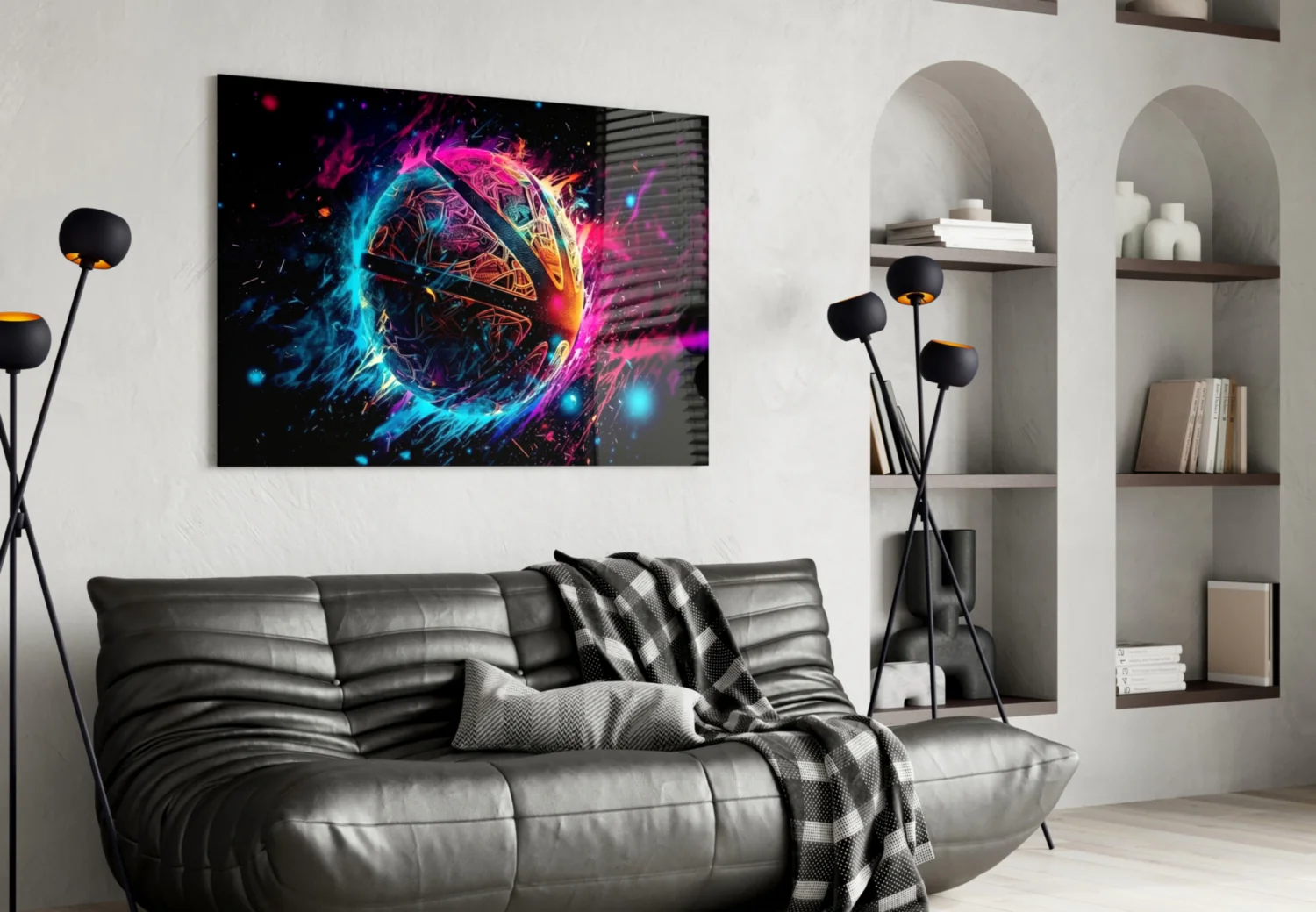 Fireball Glass Wall Art || Designer Collection - Image 4