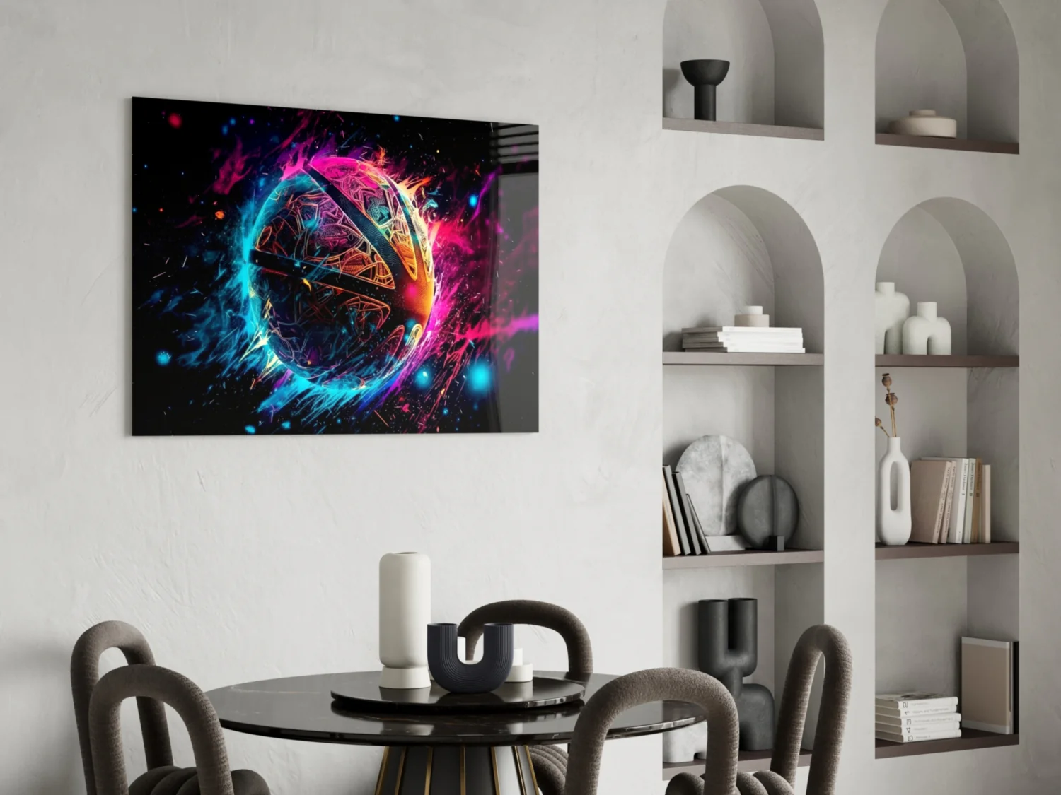 Fireball Glass Wall Art || Designer Collection - Image 5
