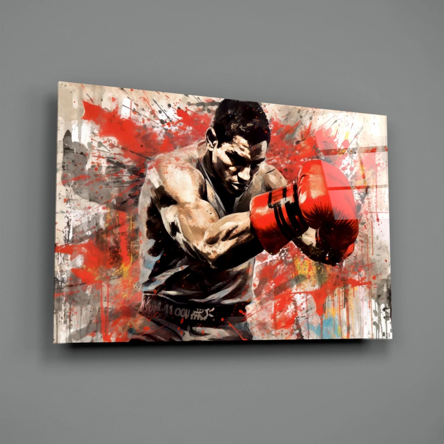 Boxing Glass Wall Art || Designer Collection - Image 2
