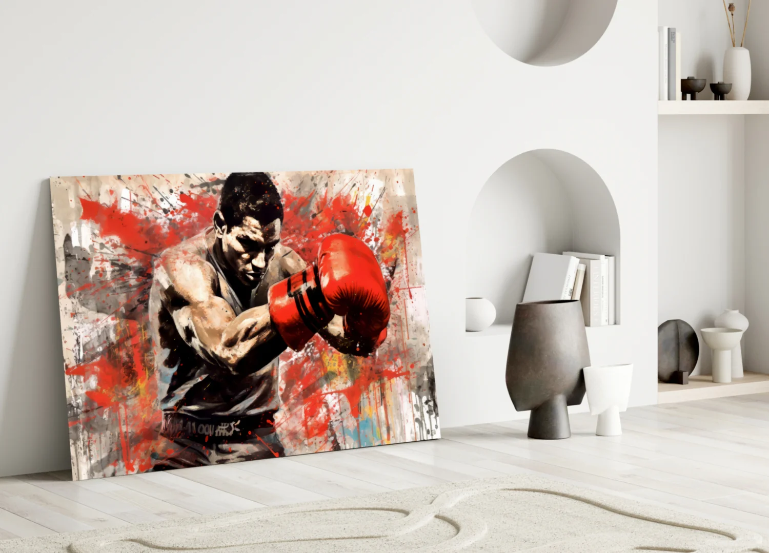 Boxing Glass Wall Art || Designer Collection - Image 3