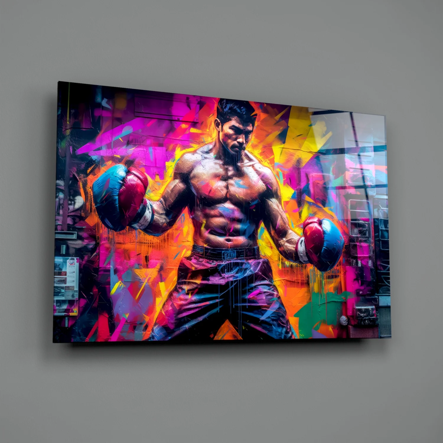 Boxing Glass Wall Art || Designer Collection - Image 2