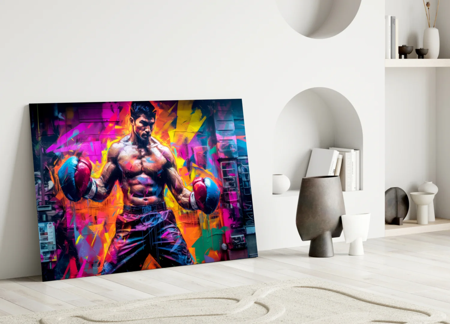 Boxing Glass Wall Art || Designer Collection - Image 3