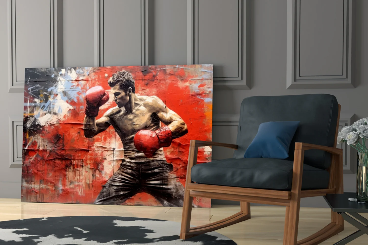 Boxing Glass Wall Art || Designer Collection - Image 6