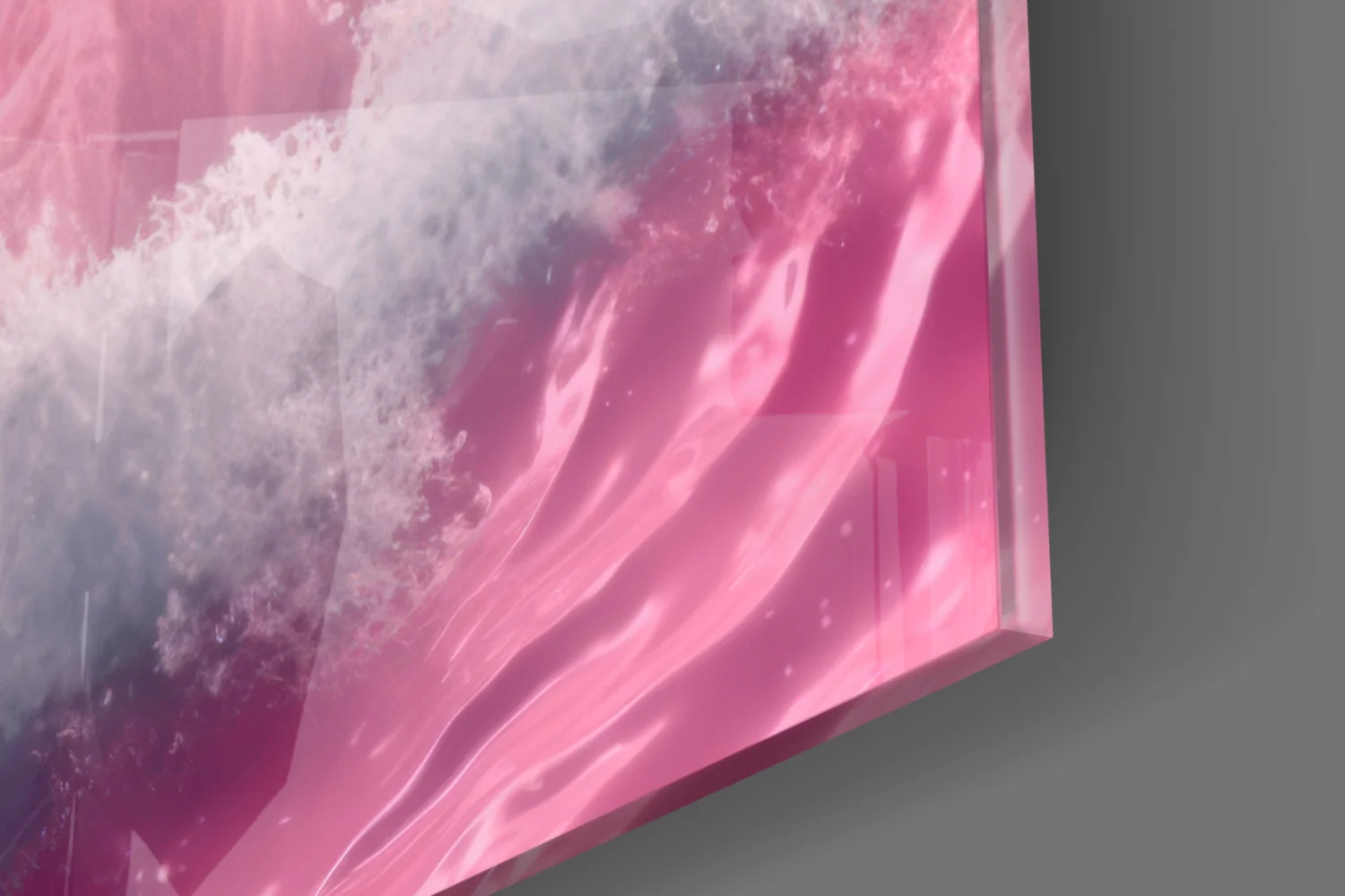 Pinky Space Glass Wall Art || Designer Collection - Image 7