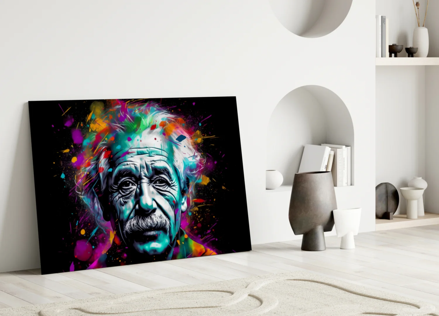 Einstein Glass Wall Art || Designer Collection - Image 3