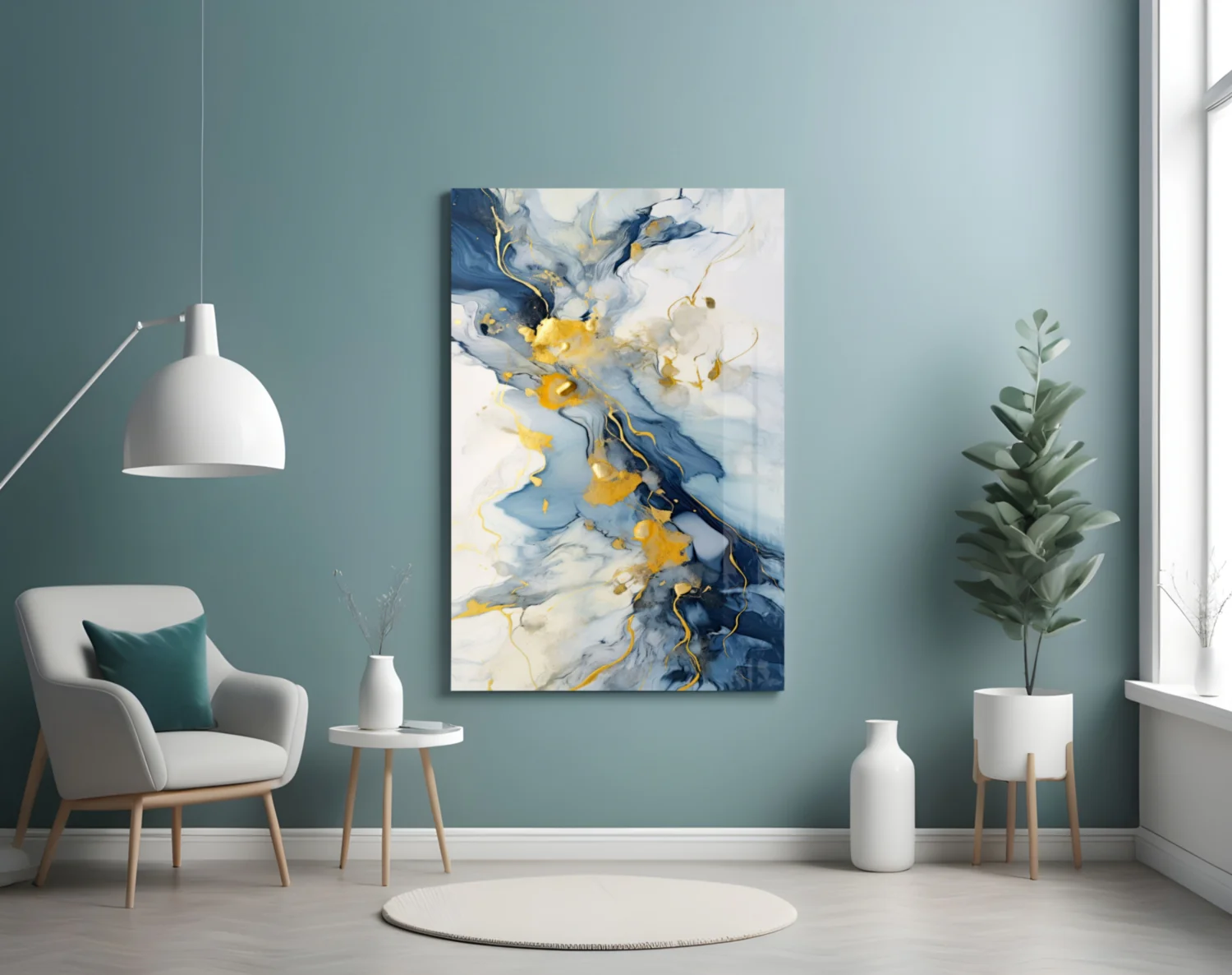 Marble Glass Wall Art || Designer Collection - Image 4