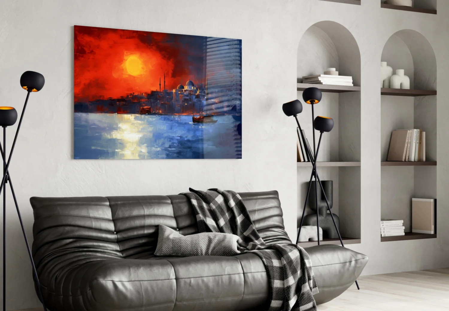 Istanbul Glass Wall Art || Designer Collection - Image 4
