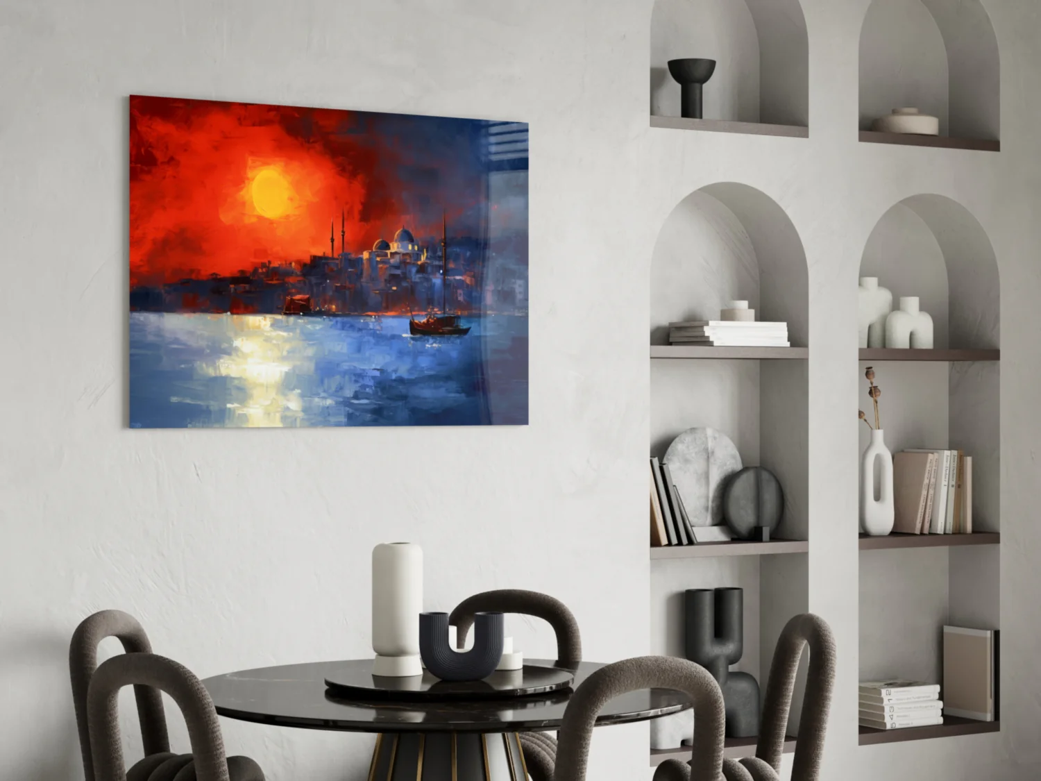 Istanbul Glass Wall Art || Designer Collection - Image 5