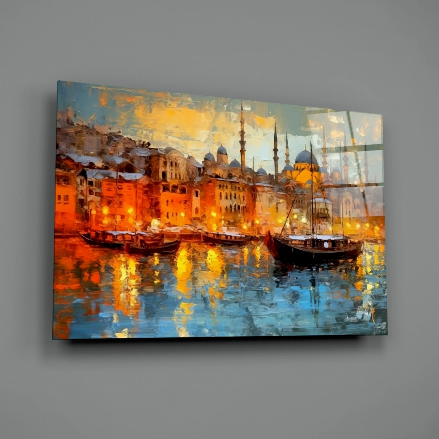 Istanbul Glass Wall Art || Designer Collection - Image 2