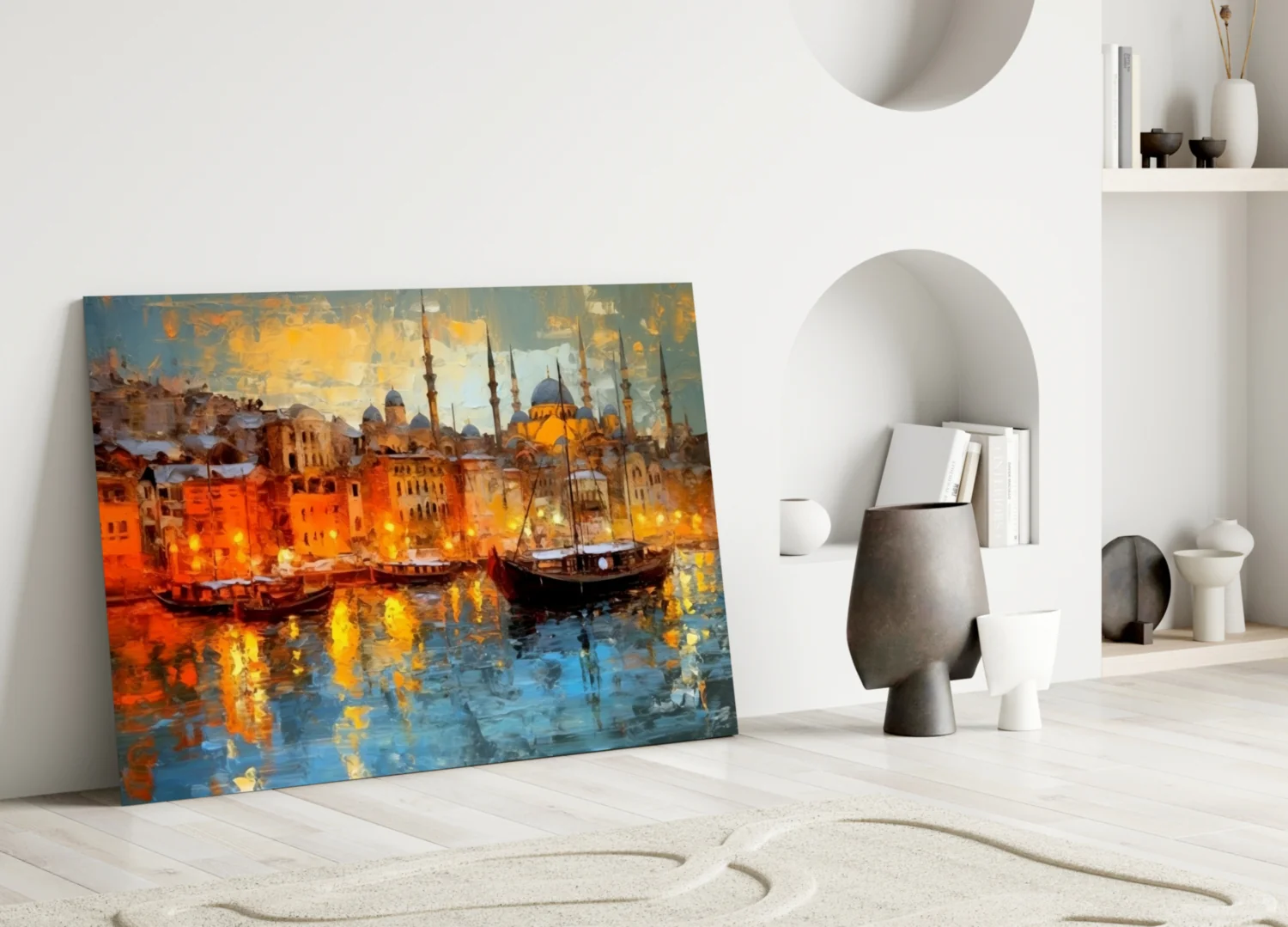 Istanbul Glass Wall Art || Designer Collection - Image 3