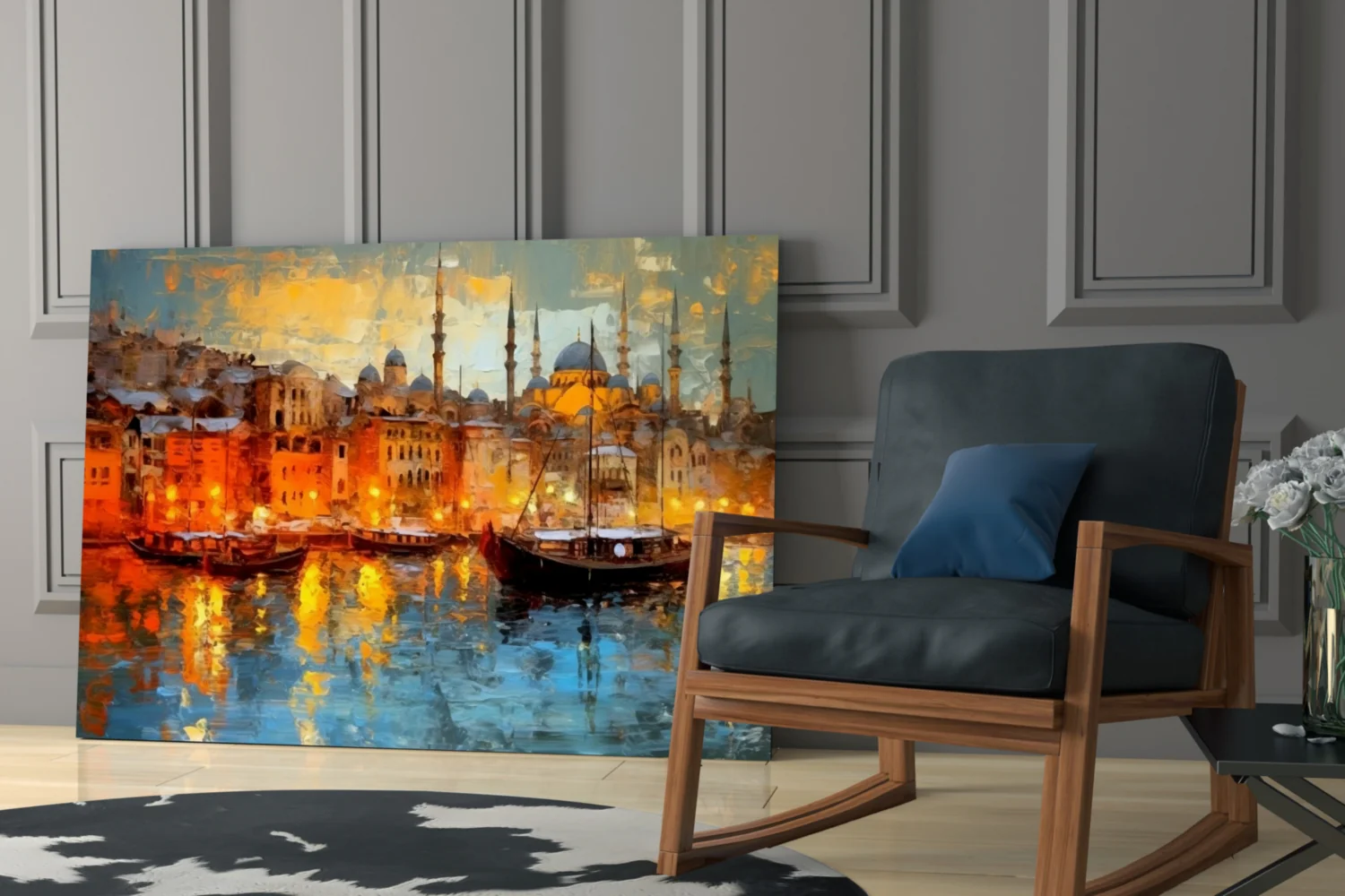 Istanbul Glass Wall Art || Designer Collection - Image 6