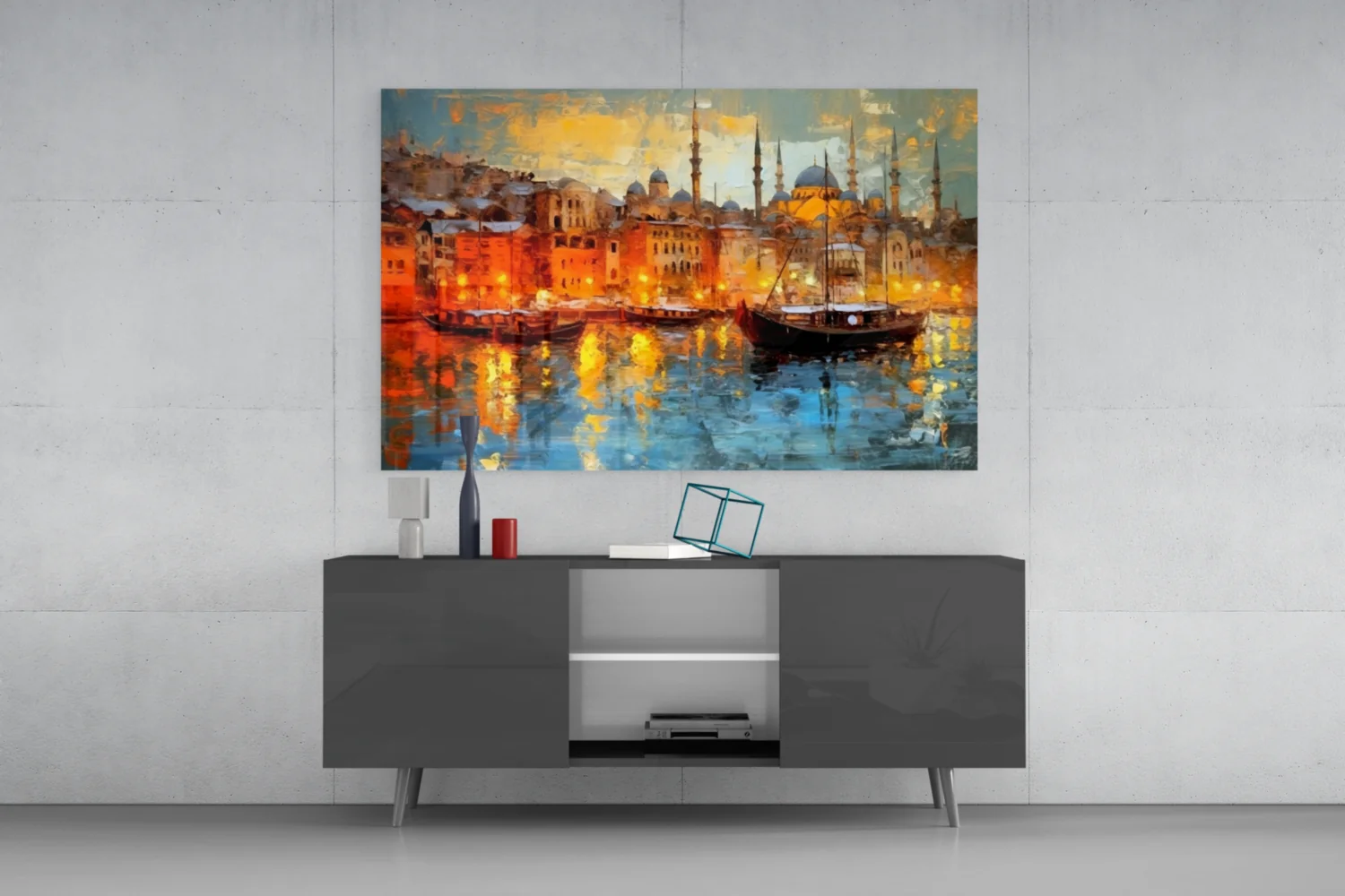 Istanbul Glass Wall Art || Designer Collection - Image 8