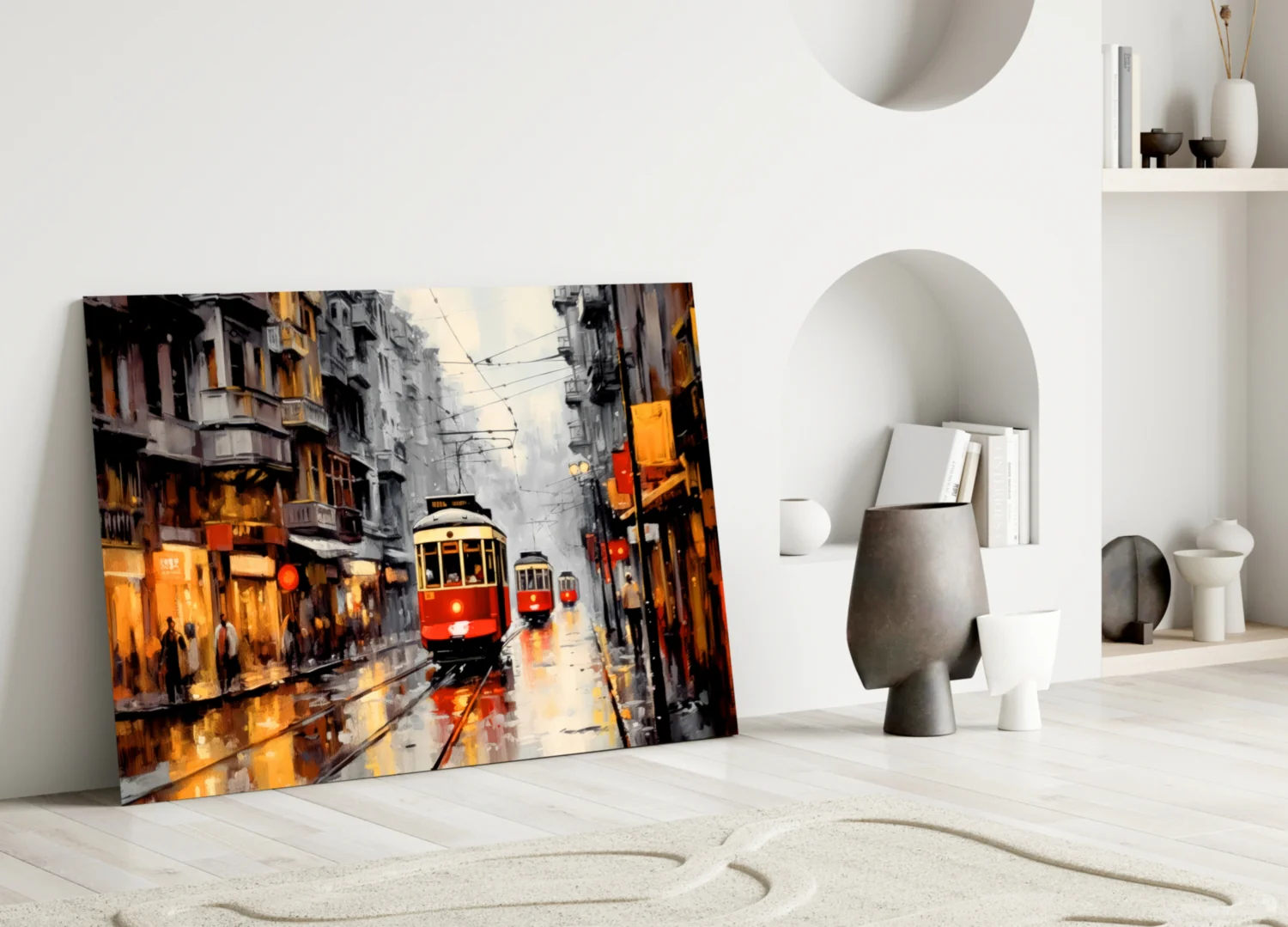 Tram Glass Wall Art || Designer Collection - Image 3