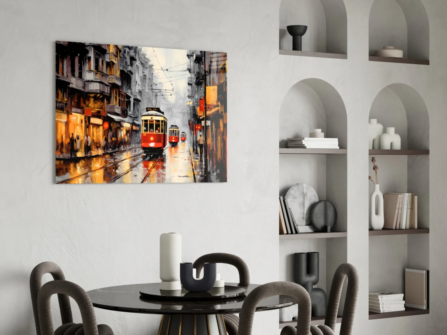 Tram Glass Wall Art || Designer Collection - Image 5