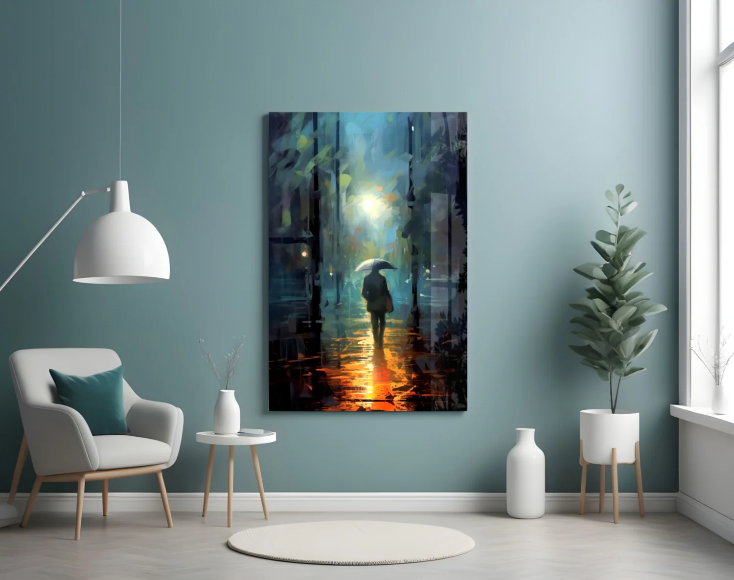 Alone Glass Wall Art || Designer Collection - Image 4