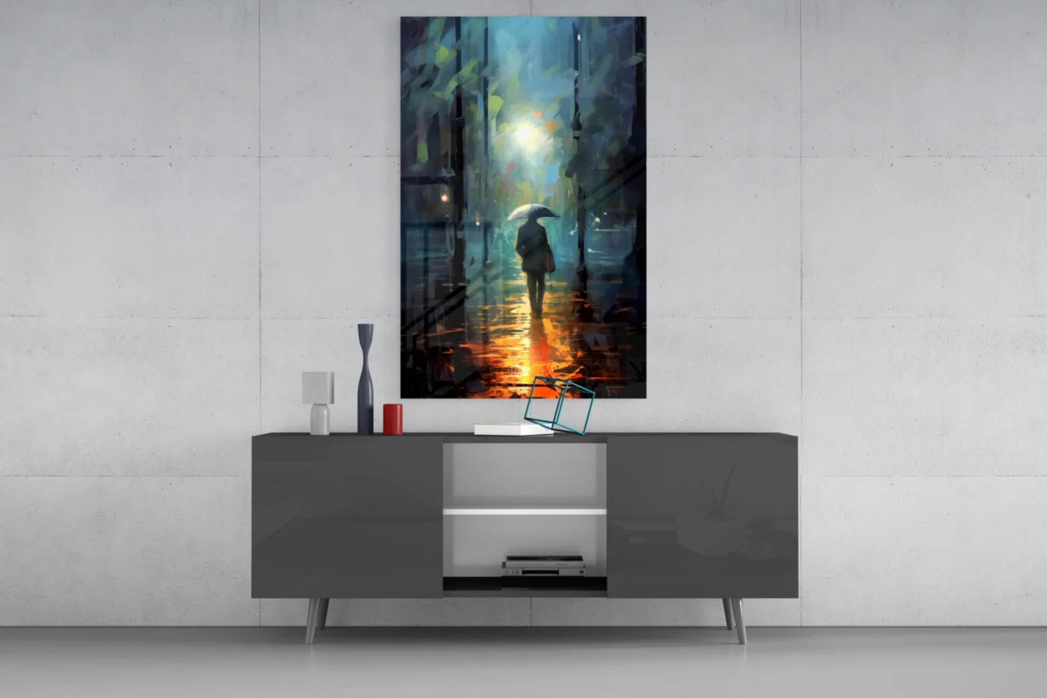 Alone Glass Wall Art || Designer Collection - Image 8