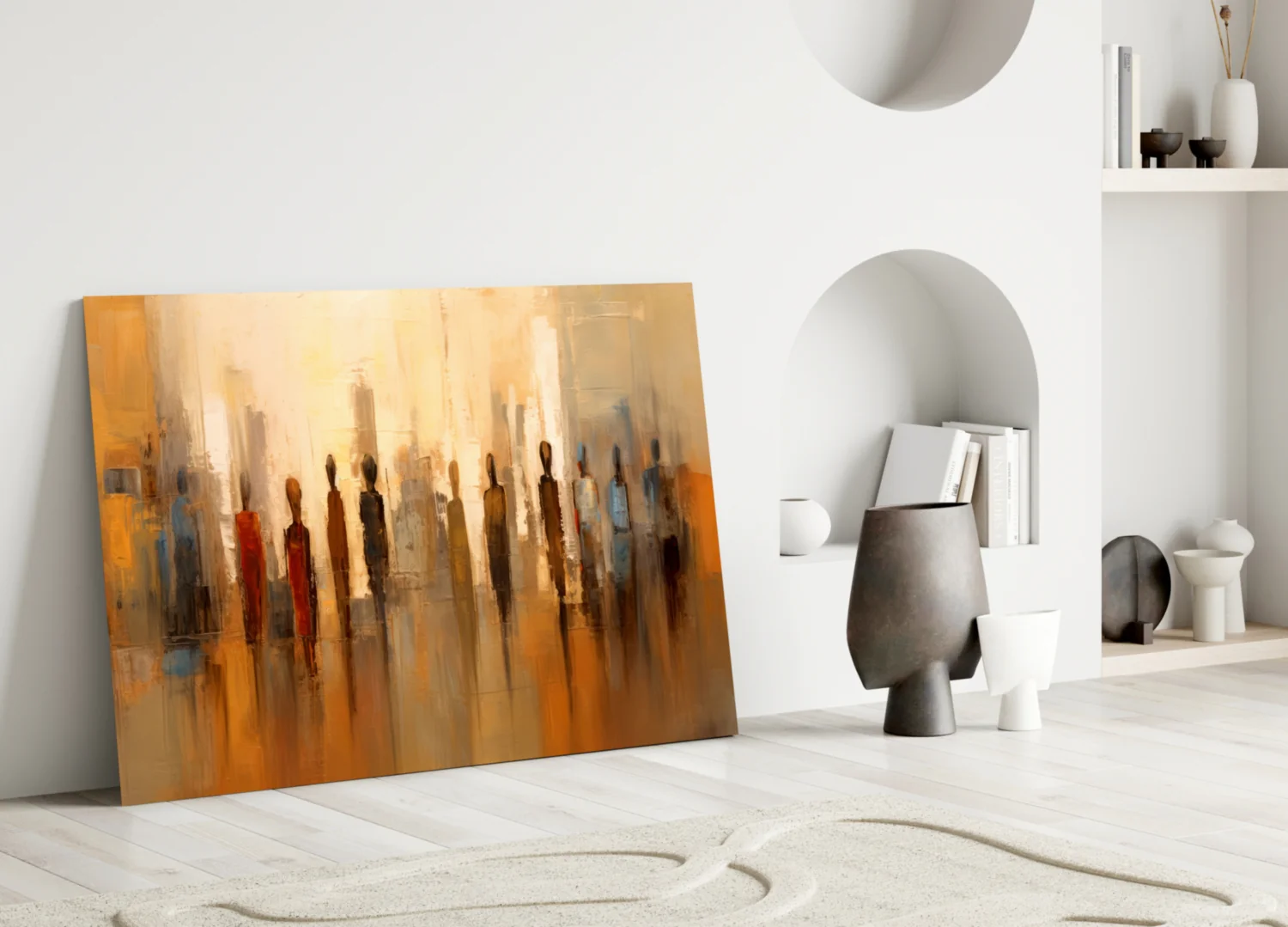 Silhouettes Glass Wall Art || Designer Collection - Image 3