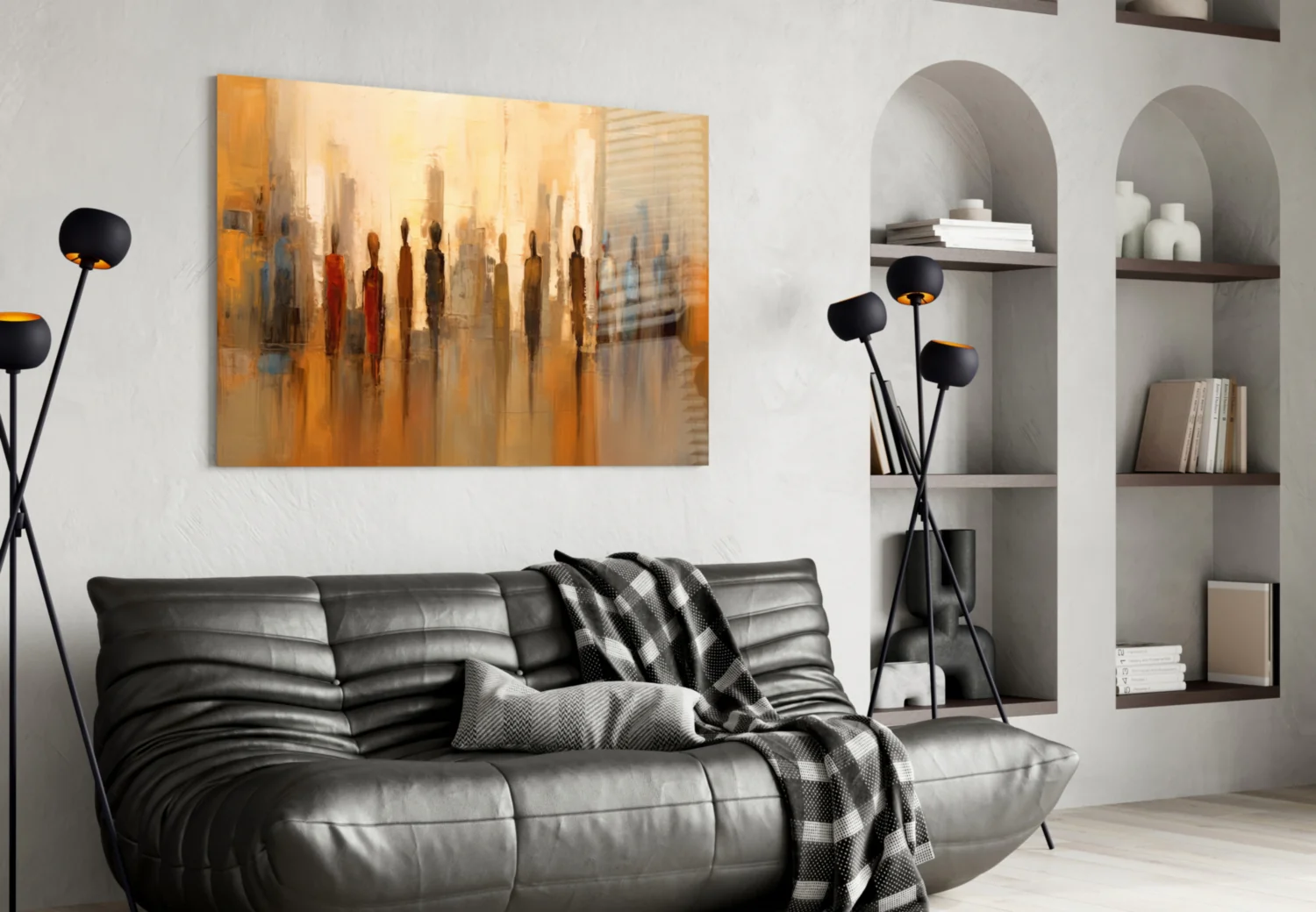 Silhouettes Glass Wall Art || Designer Collection - Image 4