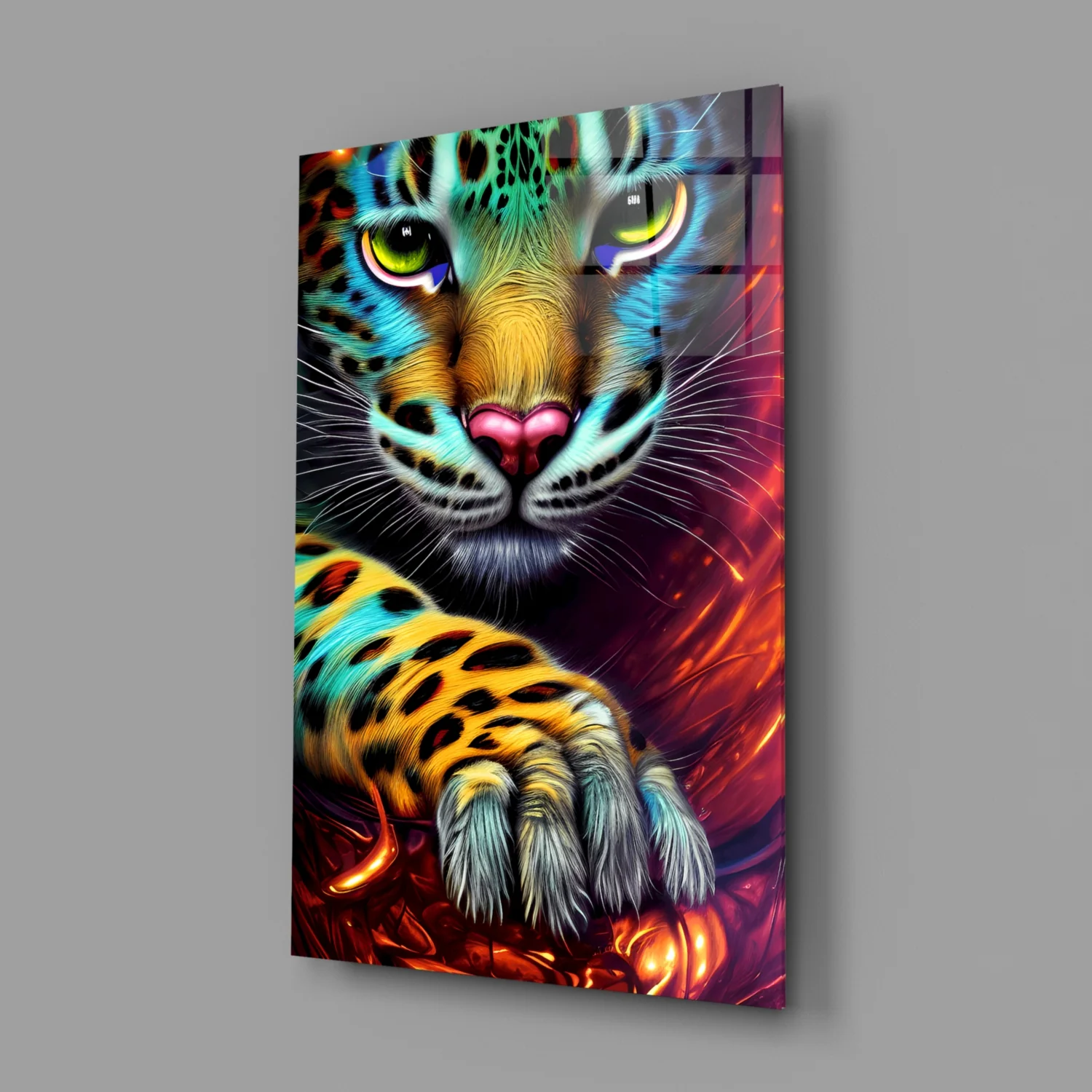 Sneaking Glass Wall Art || Designer Collection - Image 2