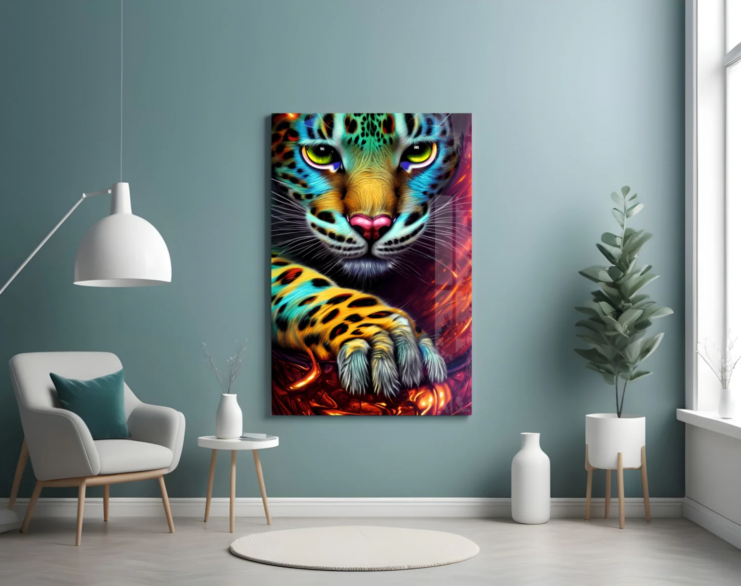 Sneaking Glass Wall Art || Designer Collection - Image 4
