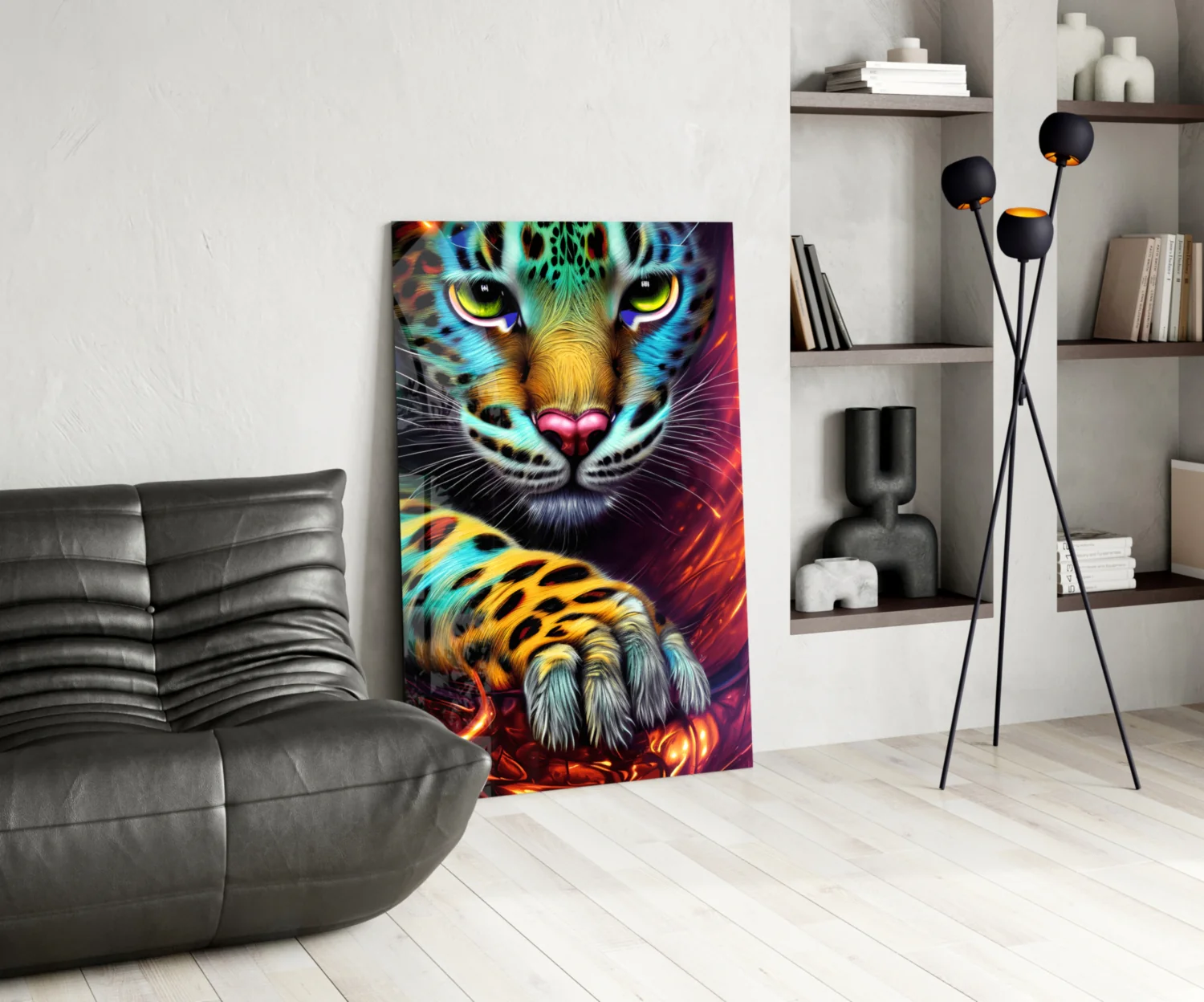 Sneaking Glass Wall Art || Designer Collection - Image 5