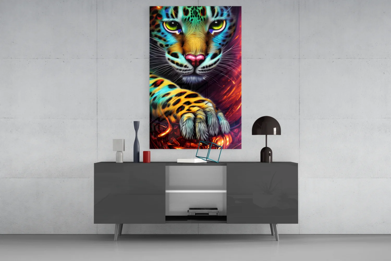 Sneaking Glass Wall Art || Designer Collection - Image 8