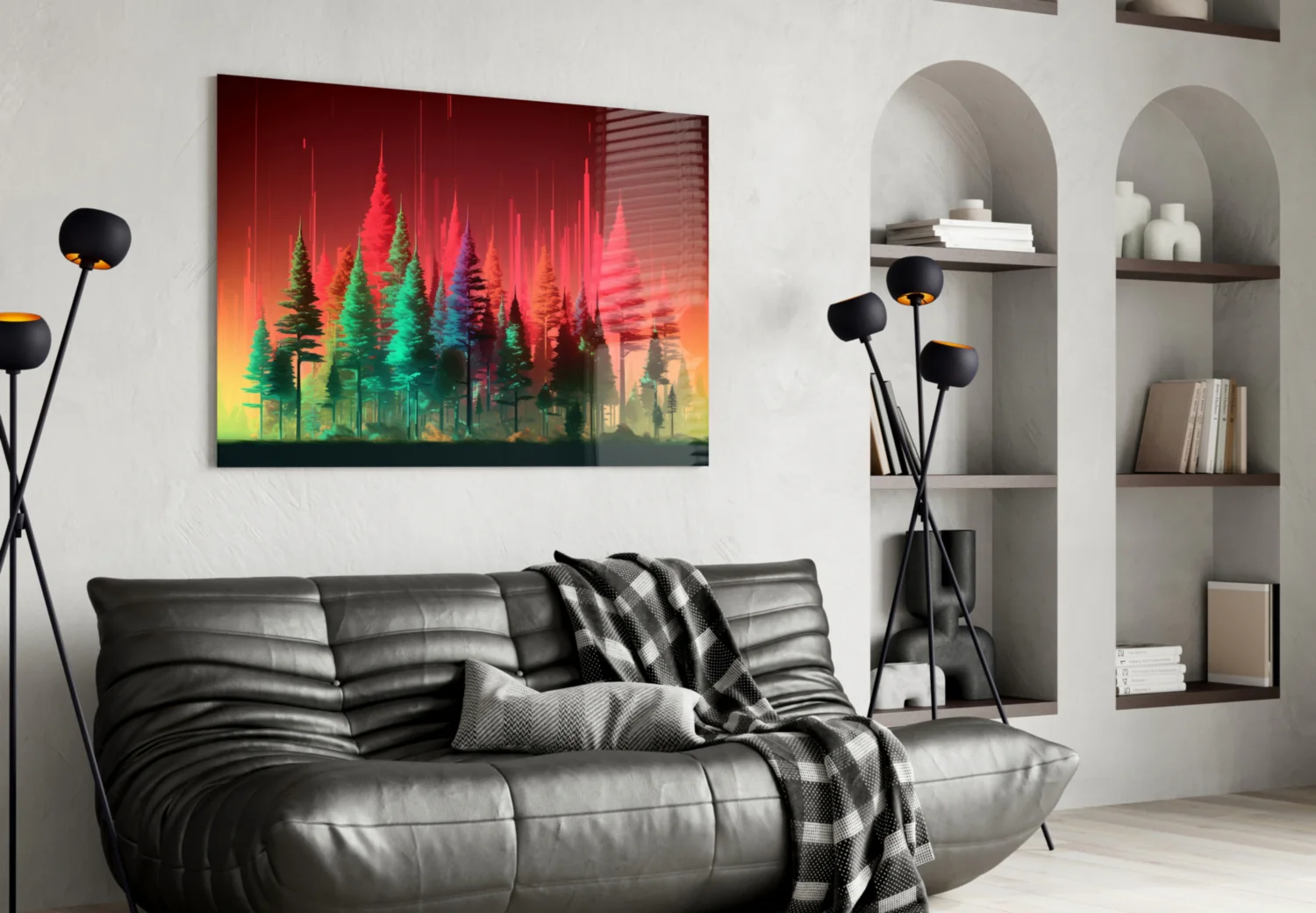 Forest of Colors Glass Wall Art || Designer Collection - Image 4
