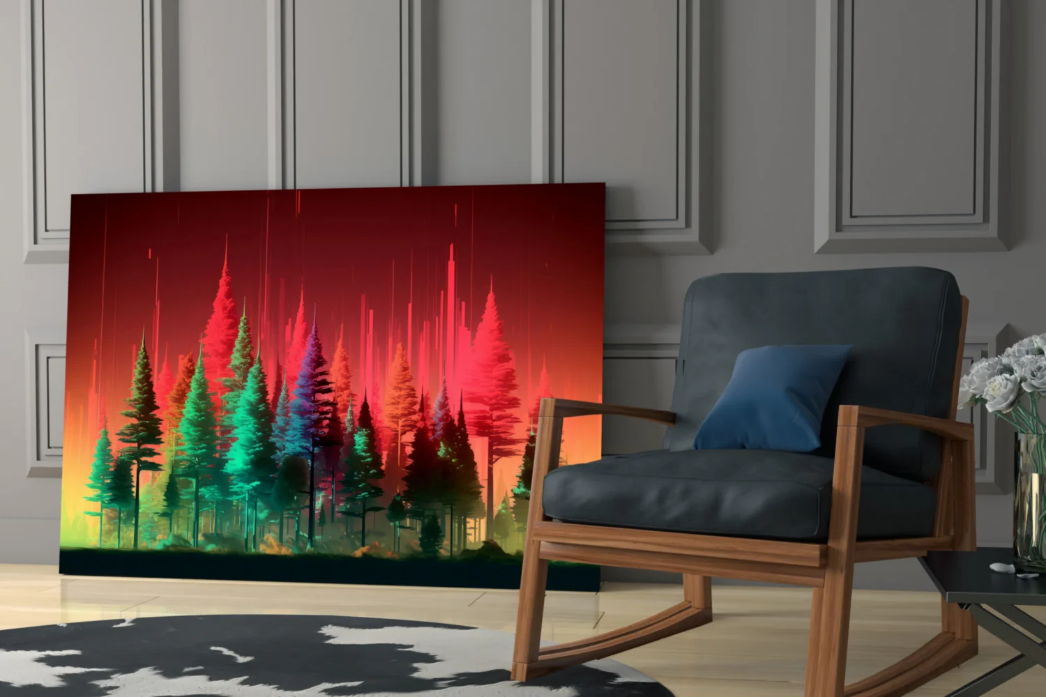 Forest of Colors Glass Wall Art || Designer Collection - Image 6