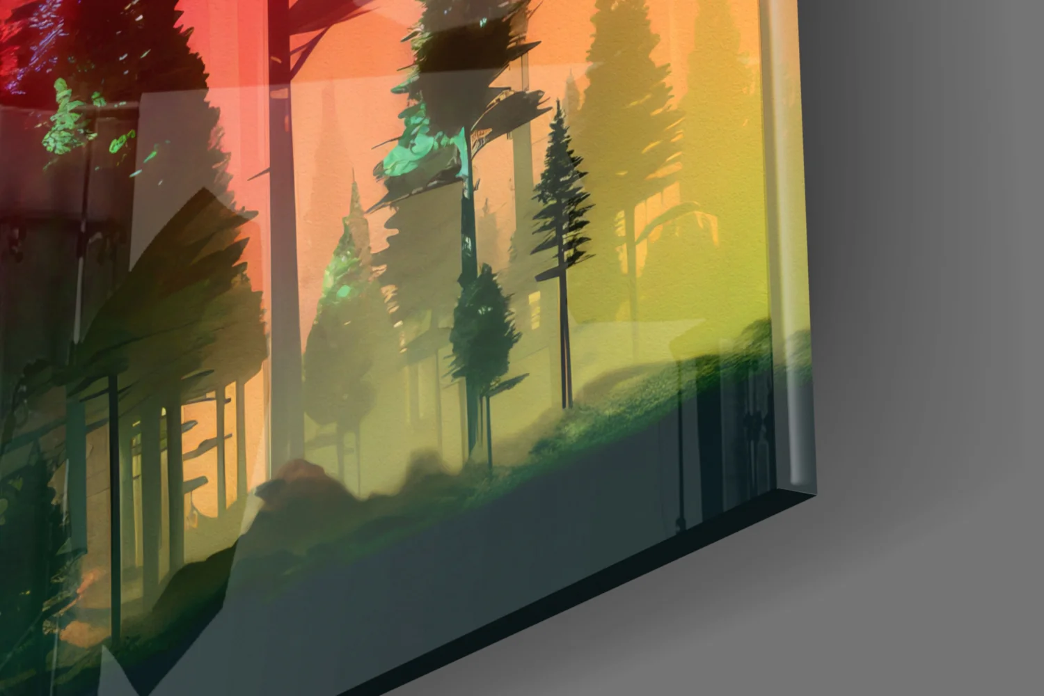 Forest of Colors Glass Wall Art || Designer Collection - Image 7