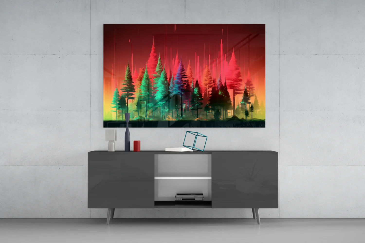 Forest of Colors Glass Wall Art || Designer Collection - Image 8