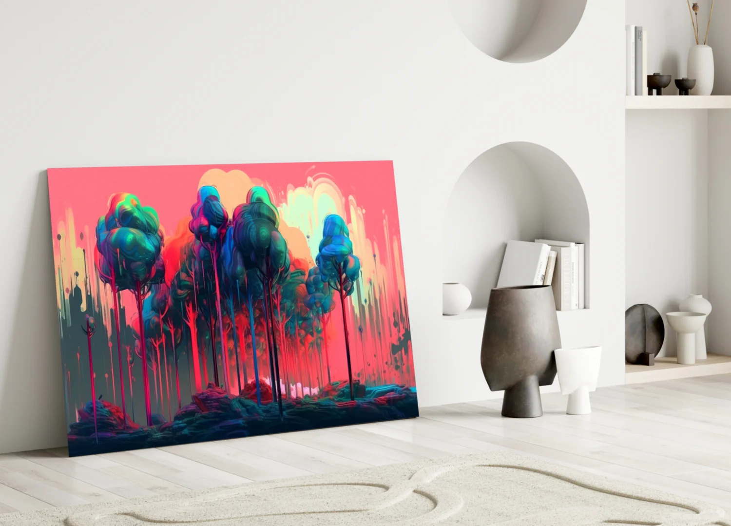 Forest of Colors Glass Wall Art || Designer Collection - Image 3