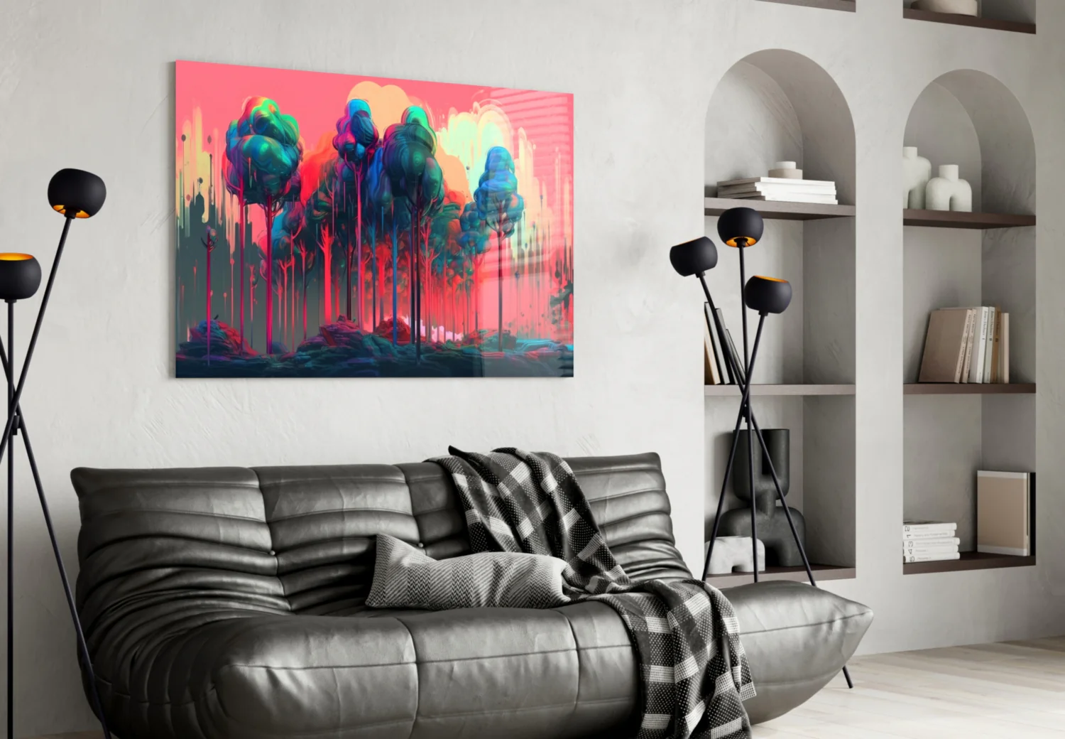 Forest of Colors Glass Wall Art || Designer Collection - Image 4