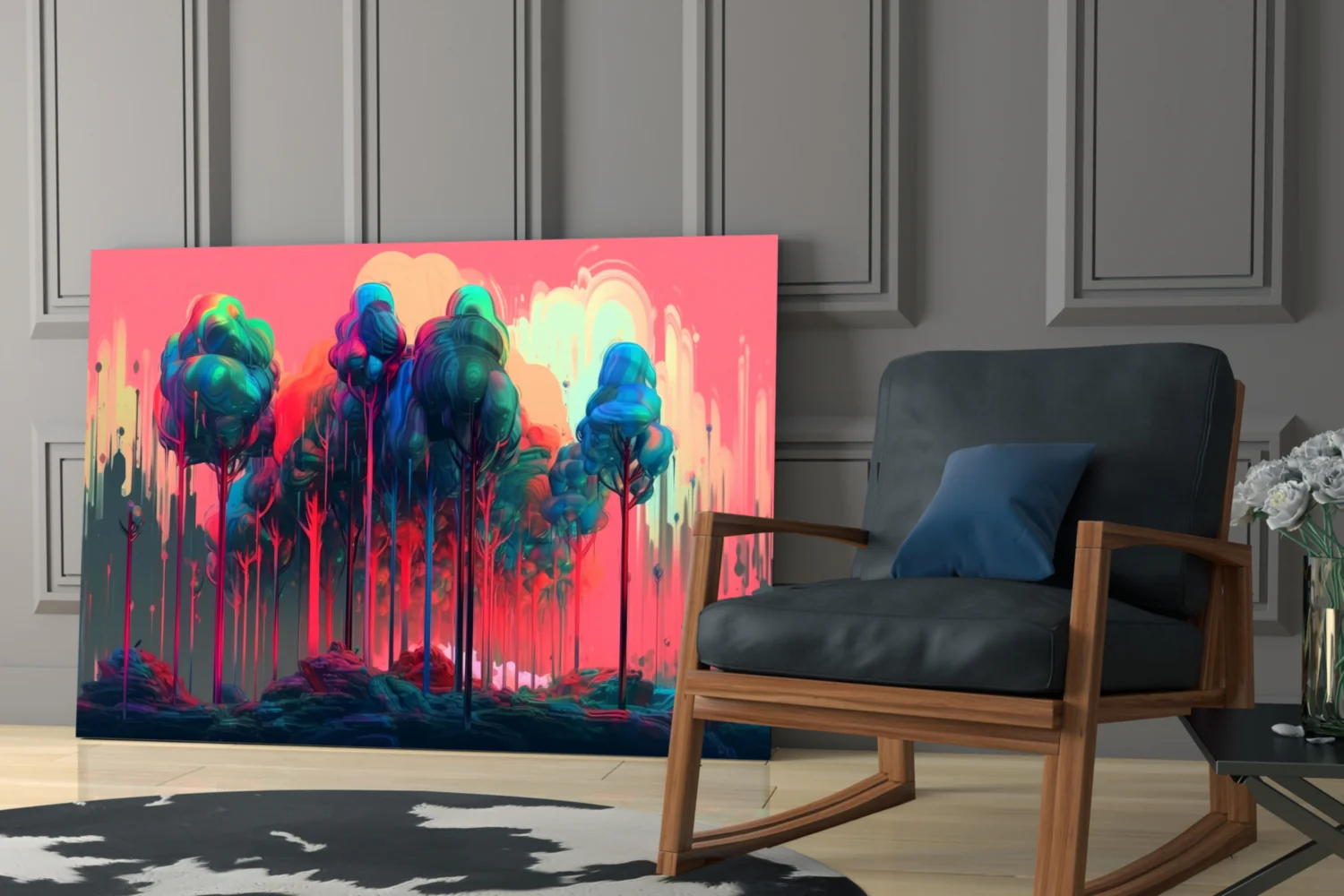 Forest of Colors Glass Wall Art || Designer Collection - Image 6