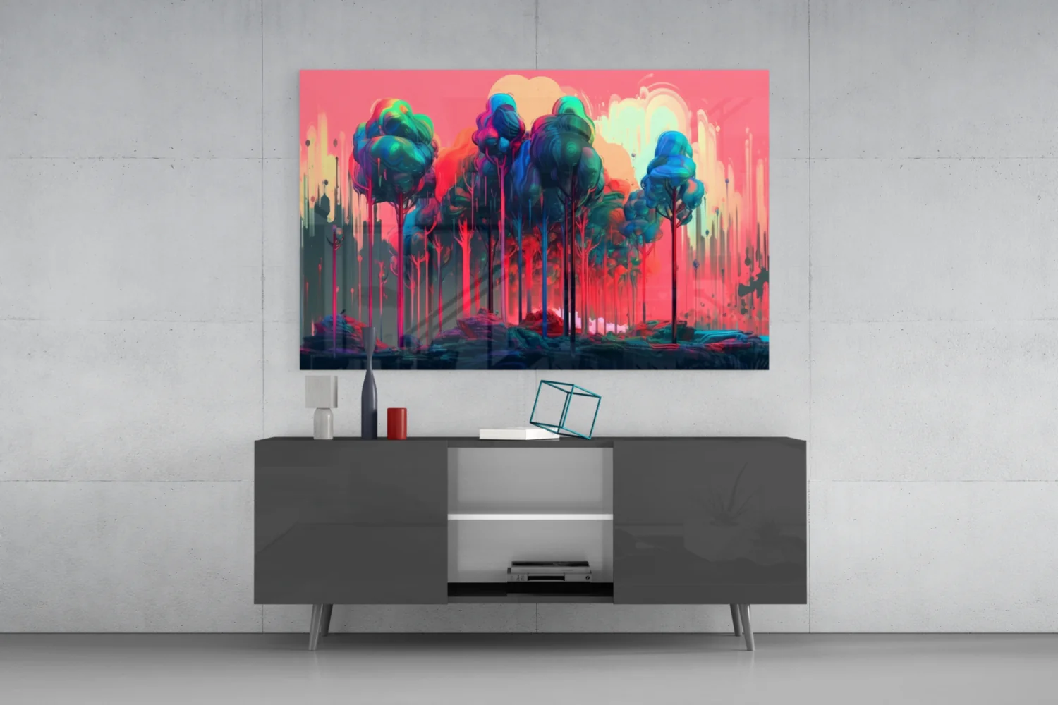 Forest of Colors Glass Wall Art || Designer Collection - Image 8