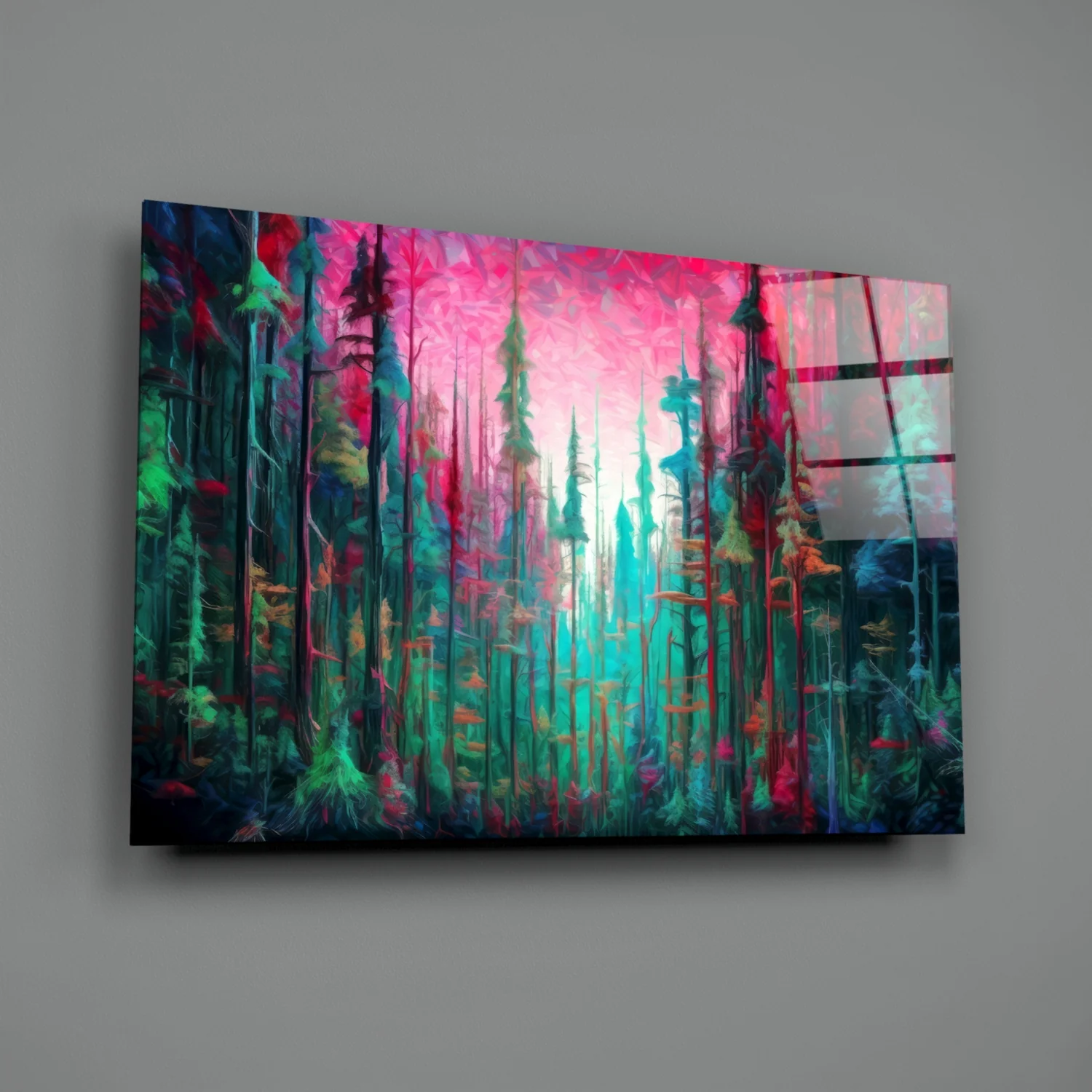 Forest of Colors Glass Wall Art || Designer Collection - Image 2