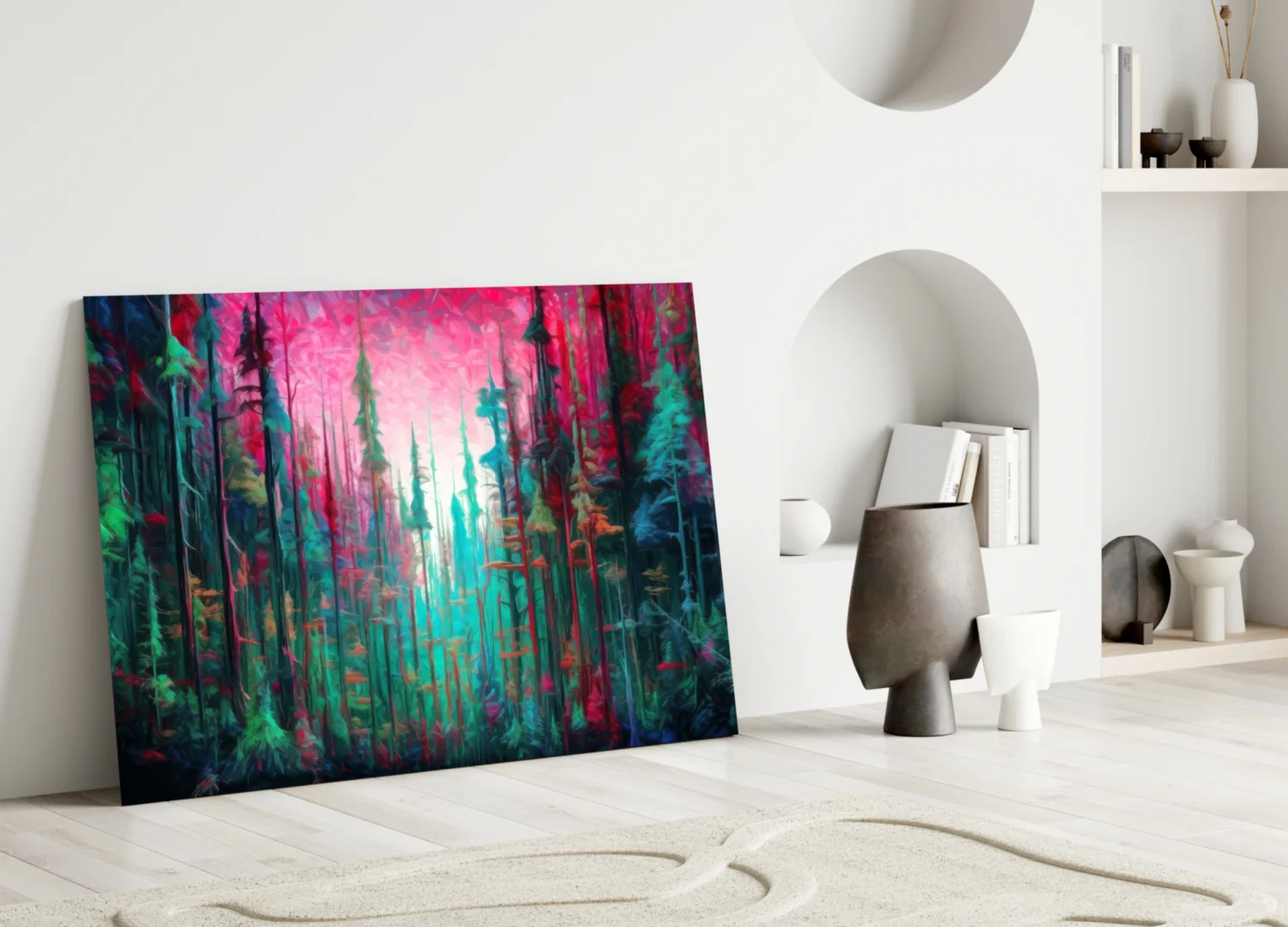 Forest of Colors Glass Wall Art || Designer Collection - Image 3