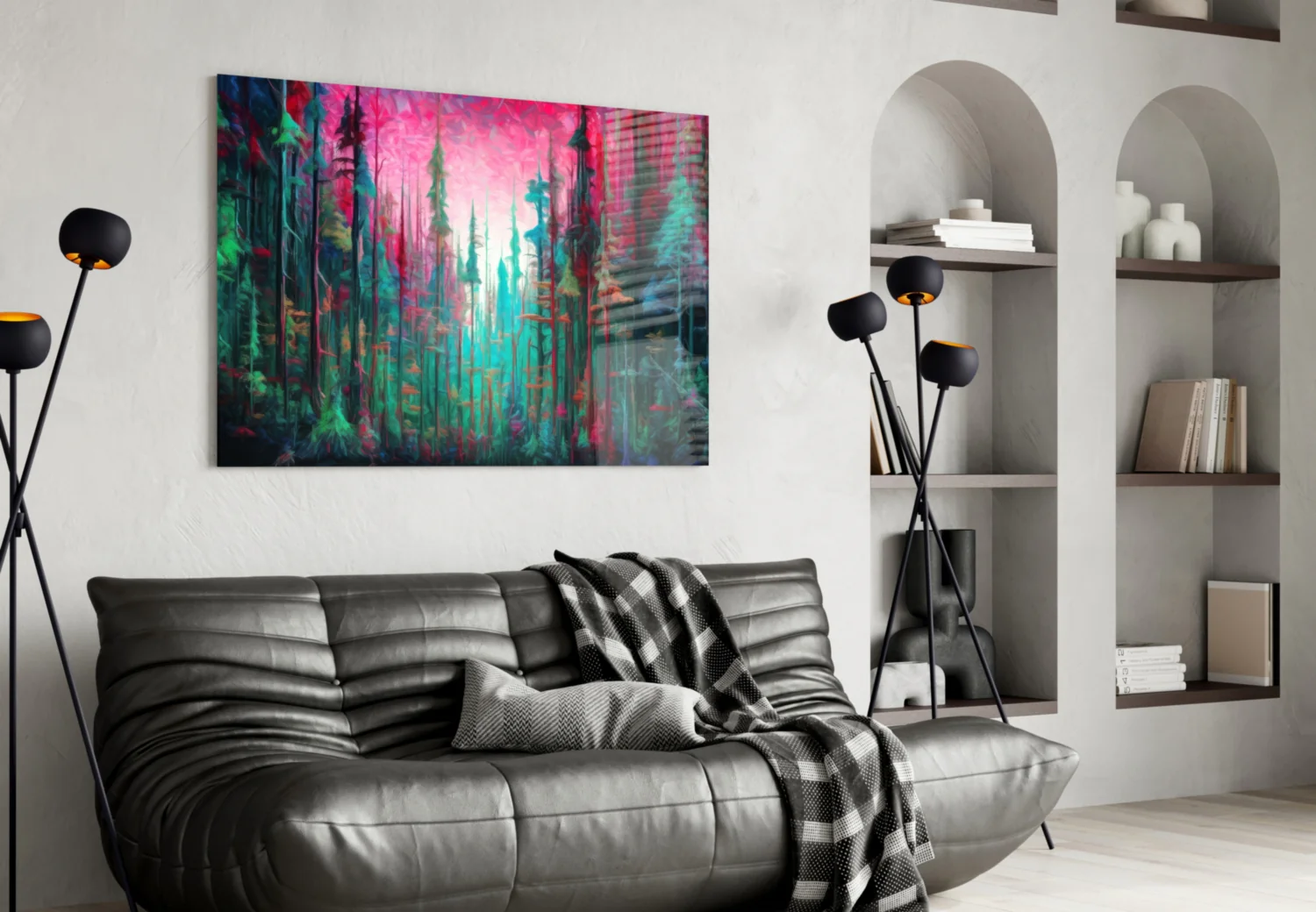 Forest of Colors Glass Wall Art || Designer Collection - Image 4