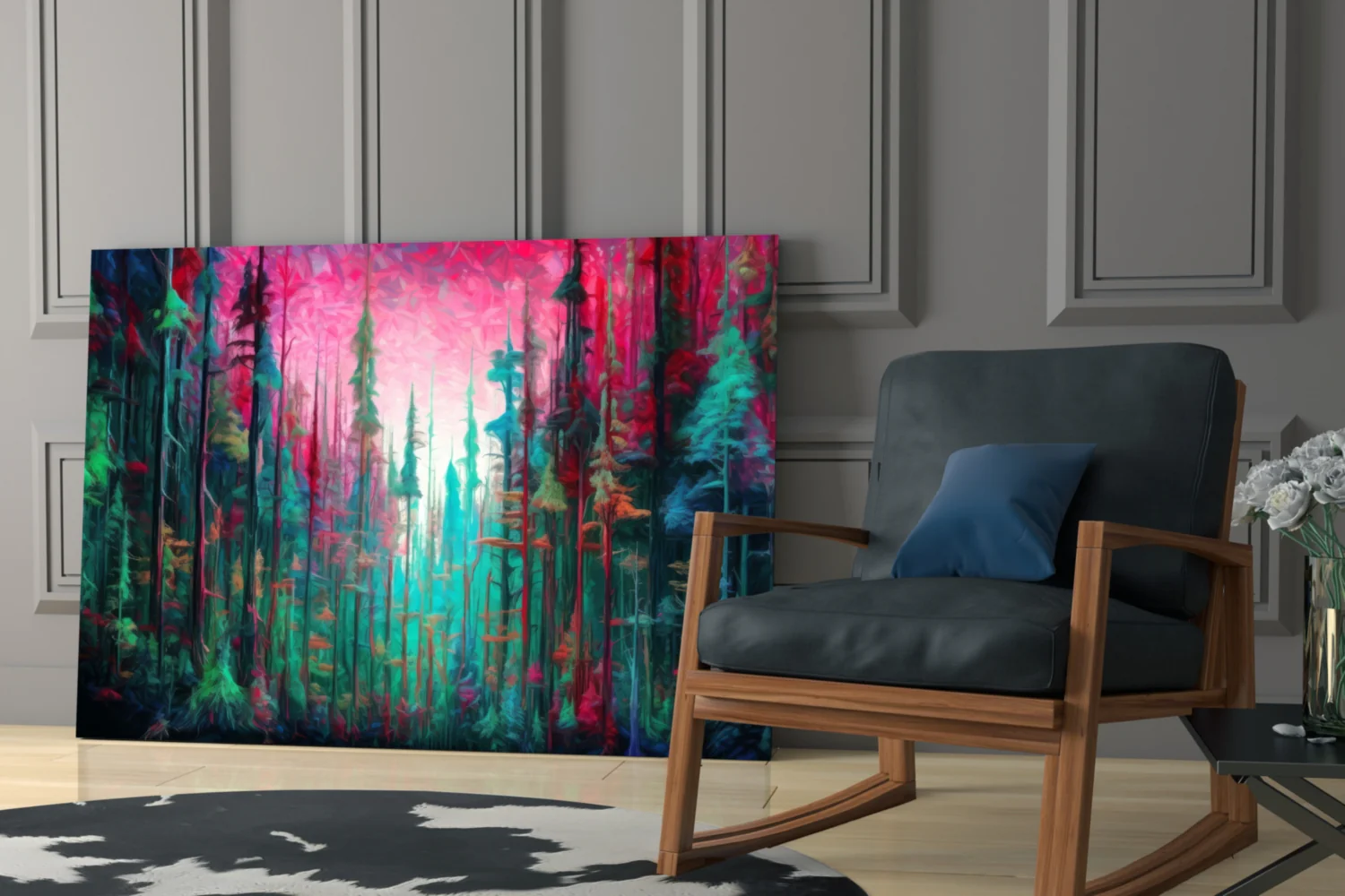 Forest of Colors Glass Wall Art || Designer Collection - Image 6