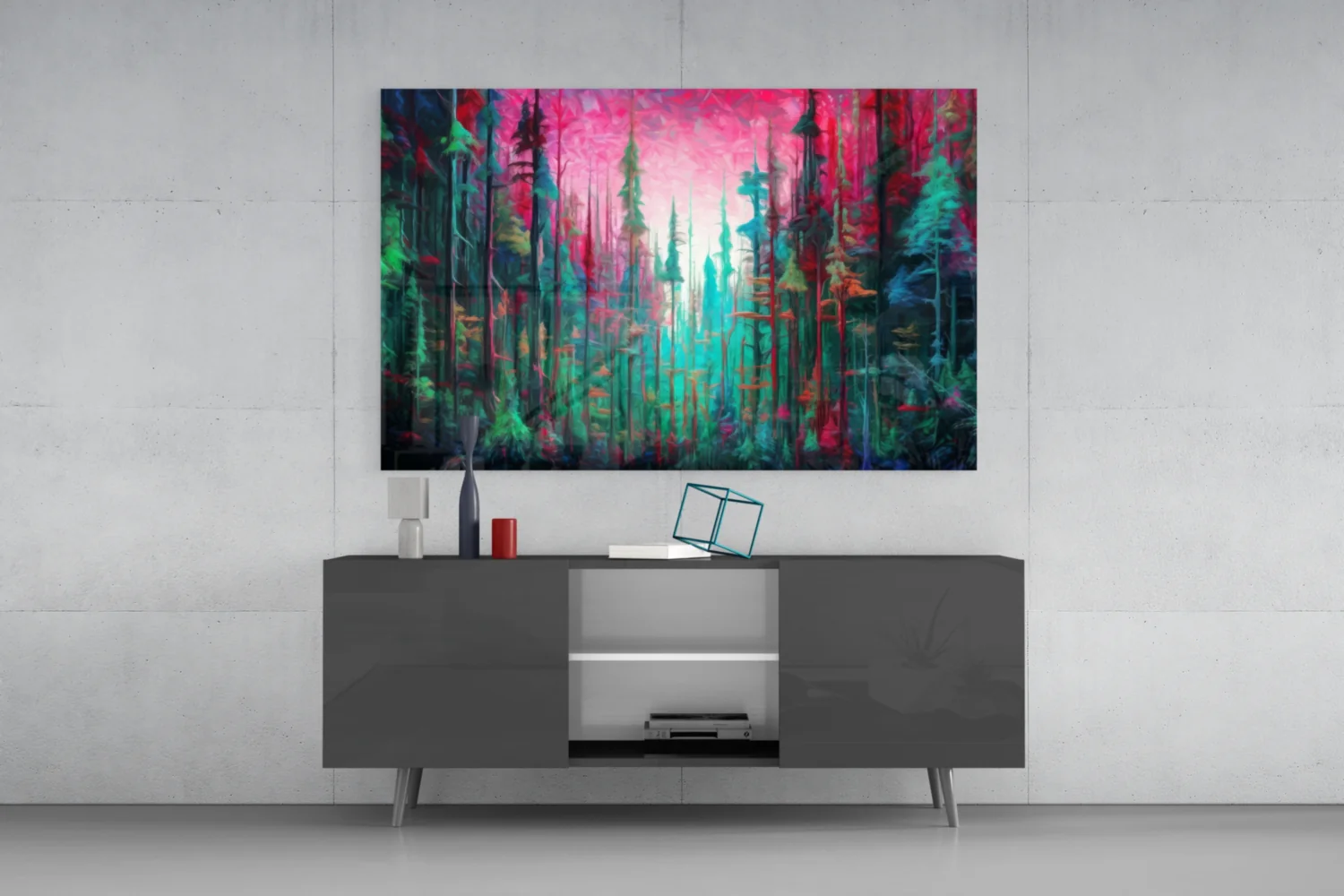 Forest of Colors Glass Wall Art || Designer Collection - Image 8