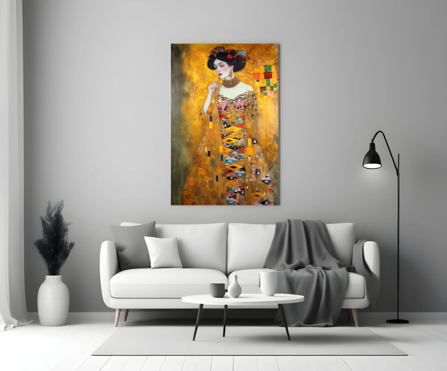 Klimt Style Glass Wall Art || Designer Collection - Image 3