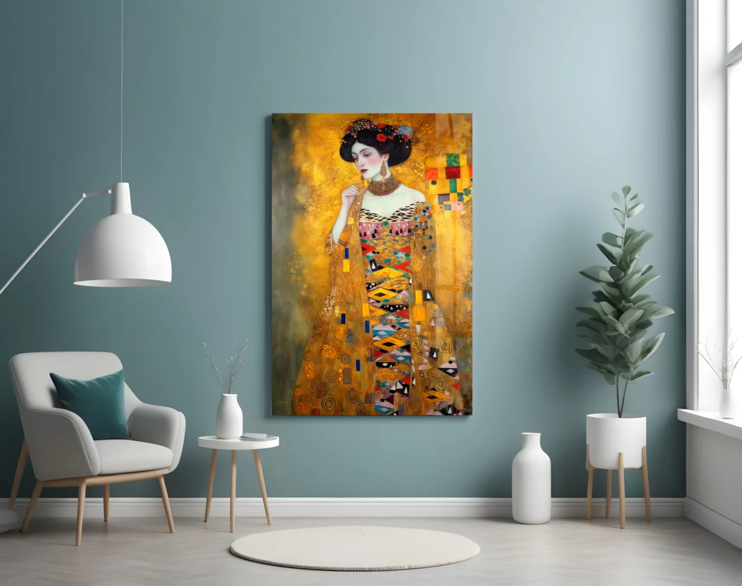 Klimt Style Glass Wall Art || Designer Collection - Image 4