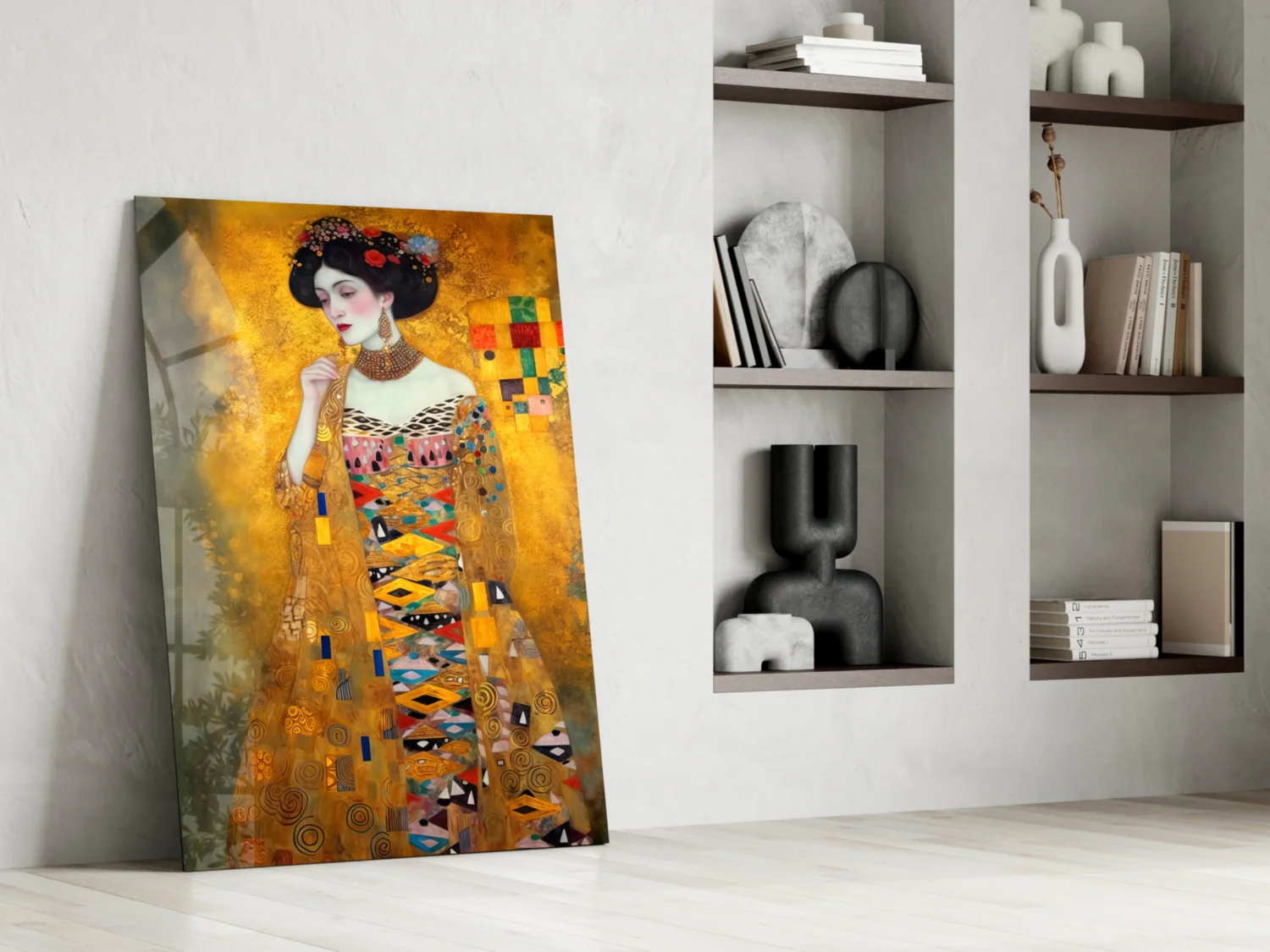Klimt Style Glass Wall Art || Designer Collection - Image 6