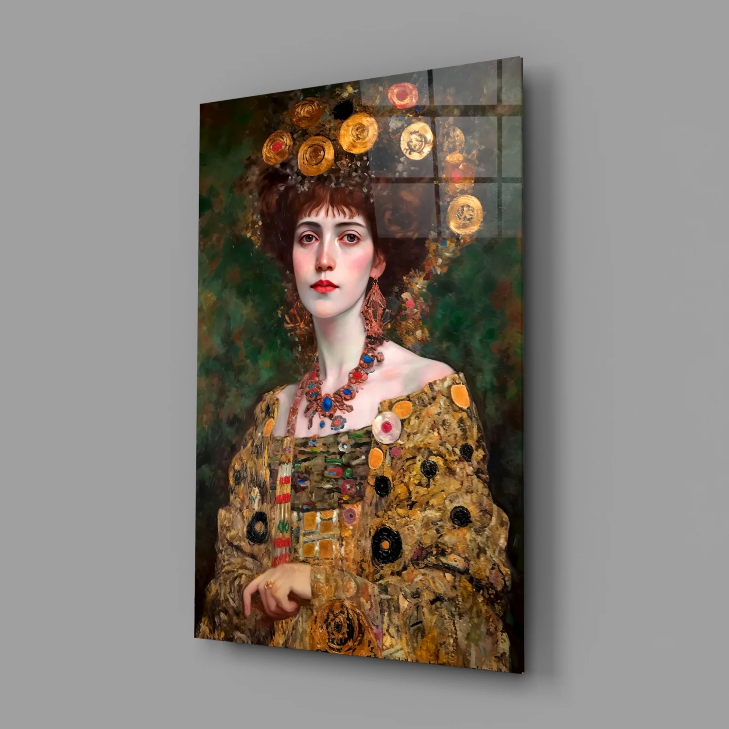 Klimt Style Glass Wall Art || Designer Collection - Image 2