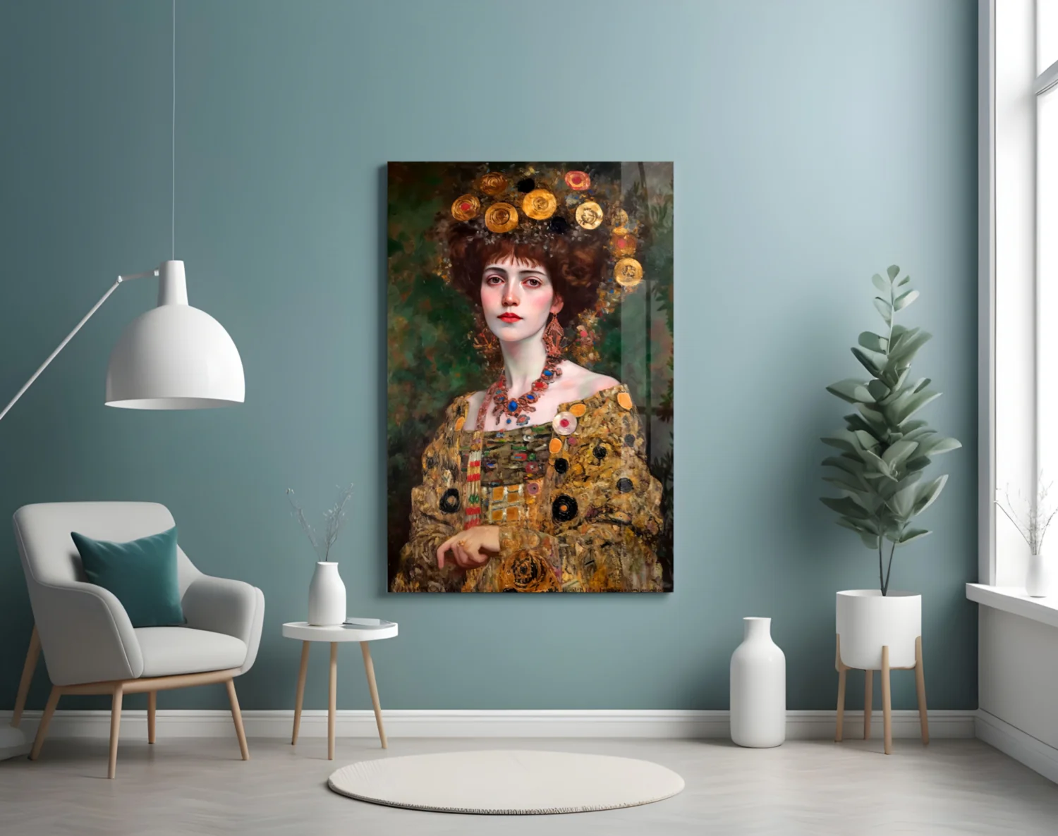 Klimt Style Glass Wall Art || Designer Collection - Image 4