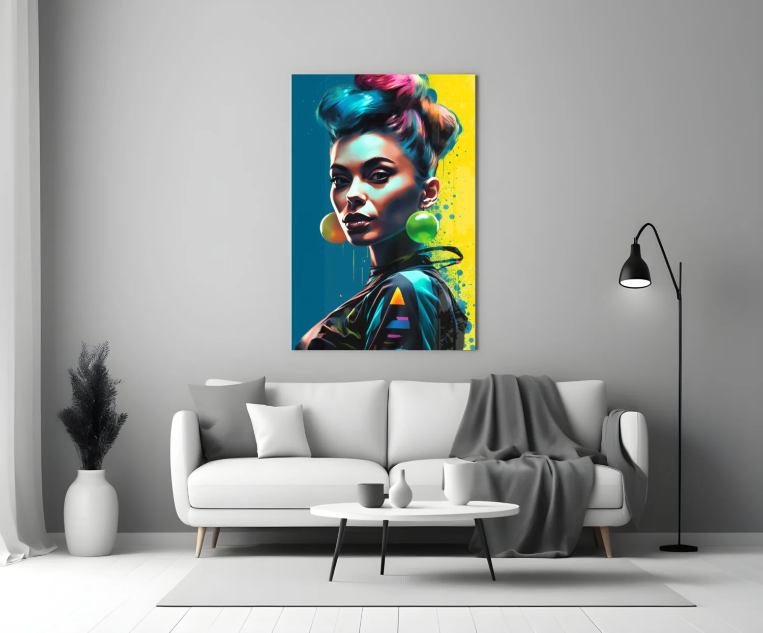 Earrings Glass Wall Art || Designer Collection - Image 3