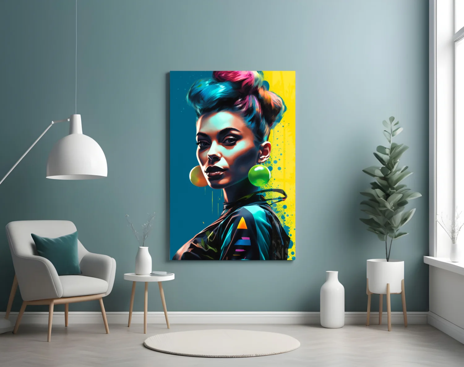 Earrings Glass Wall Art || Designer Collection - Image 4