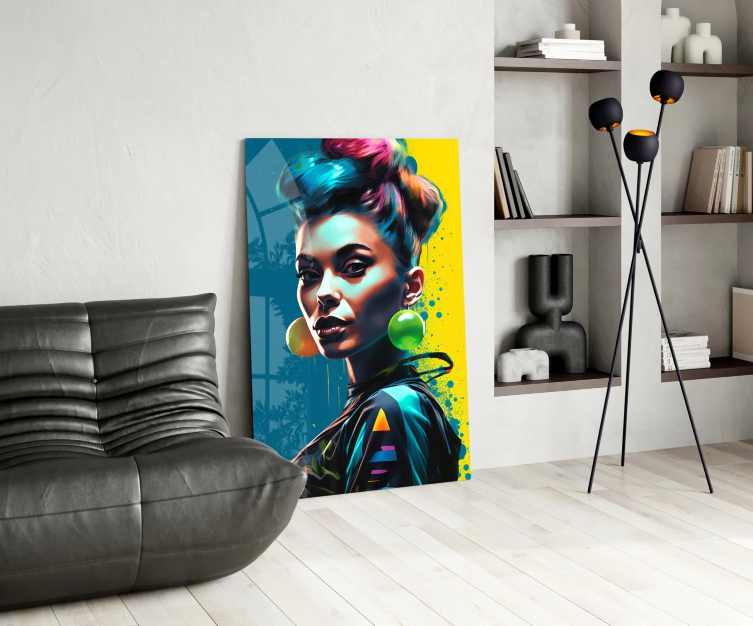 Earrings Glass Wall Art || Designer Collection - Image 5