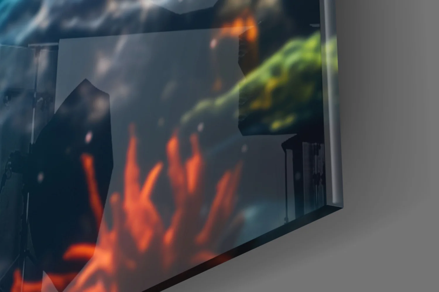 Sea Turtle Glass Wall Art || Designer Collection - Image 7